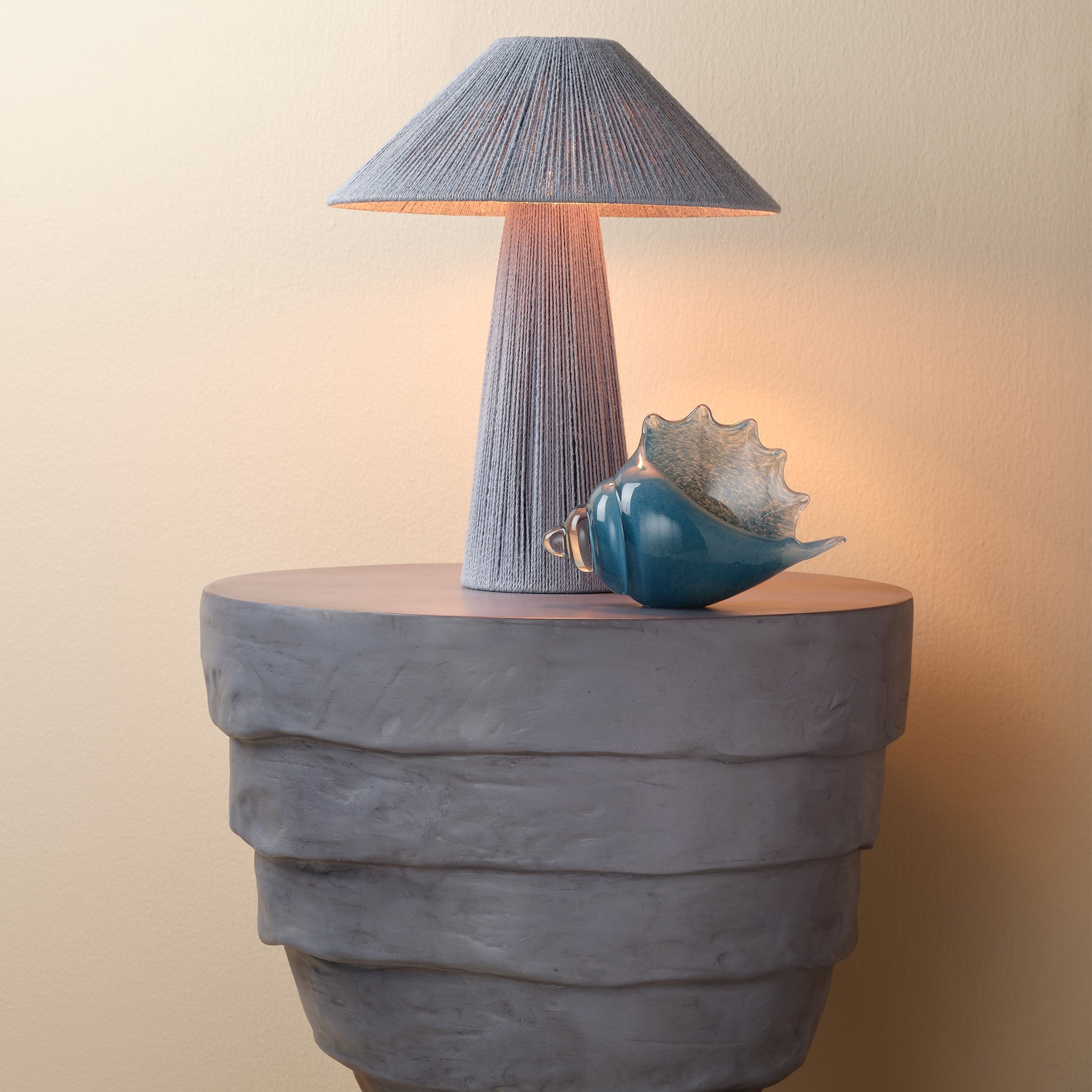 Concentric Fiber Glass Indoor/Outdoor Side Table by Jamie Young