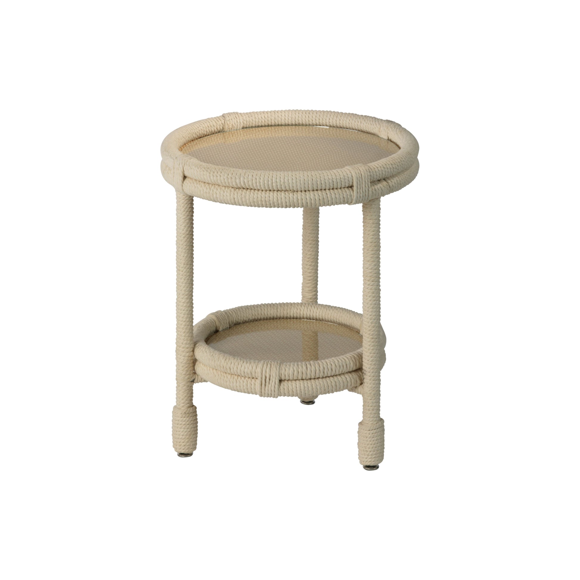 Delta Cotton Rope Side Table by Jamie Young