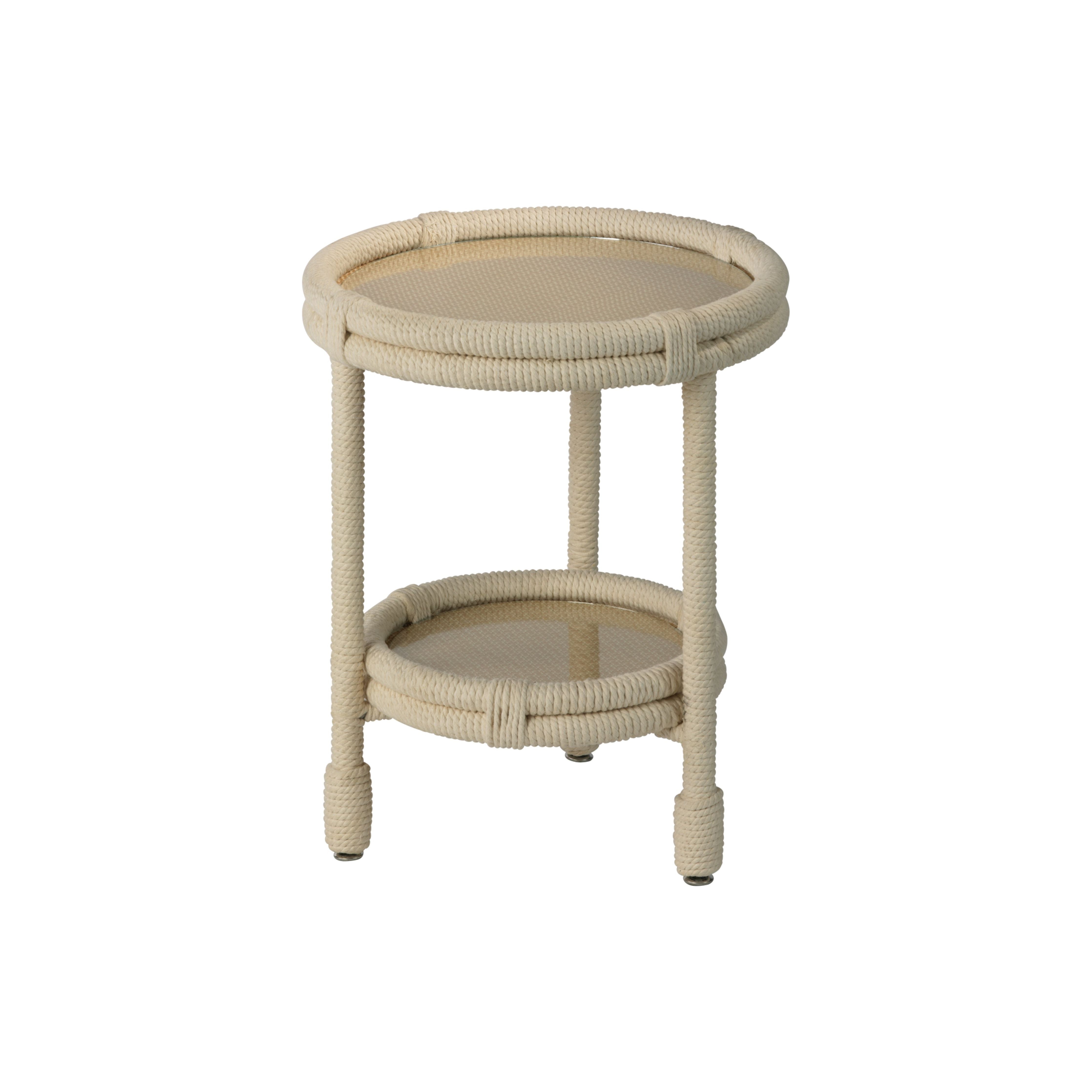 Delta Cotton Rope Side Table by Jamie Young