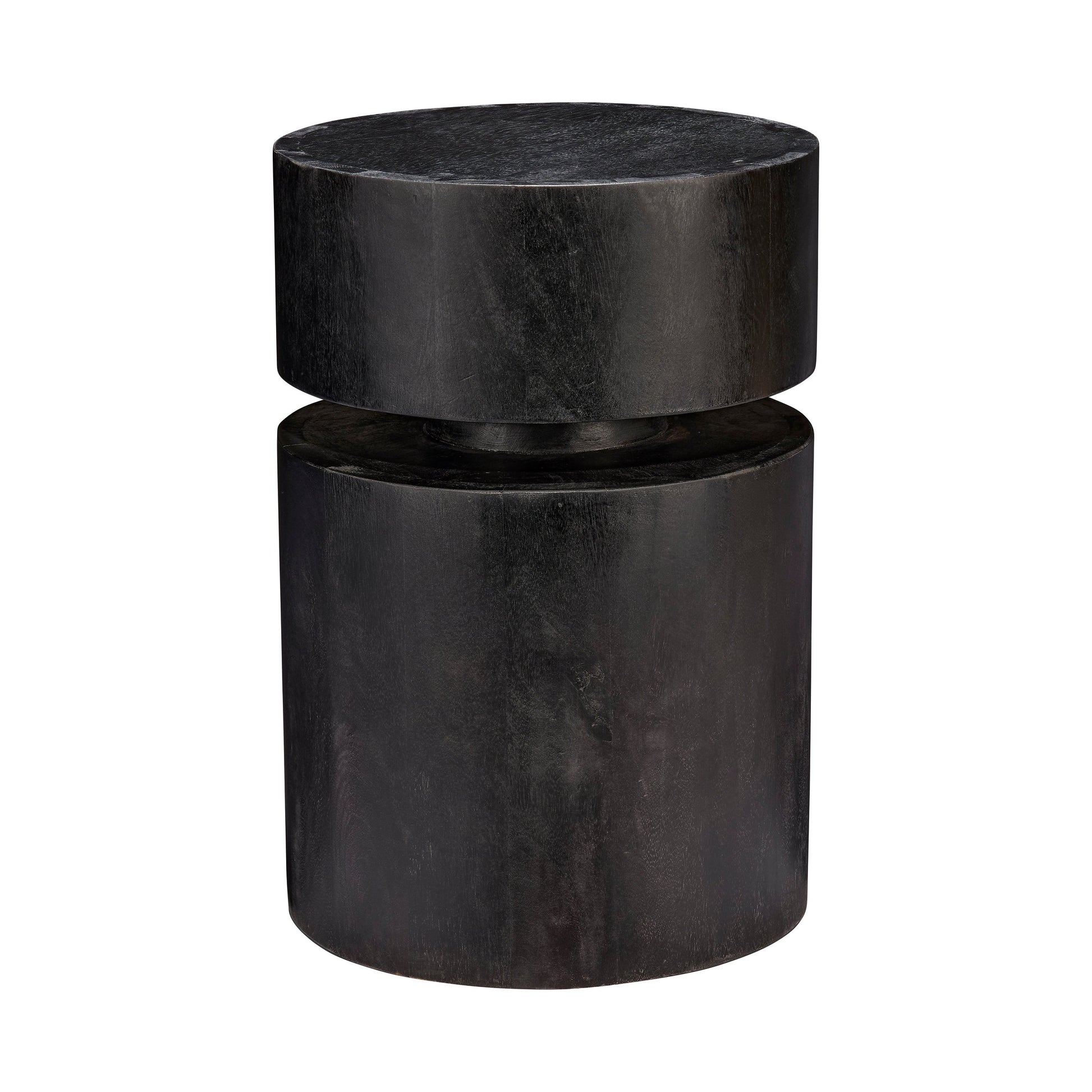 Dylan Wood Round Side Table by Jamie Young