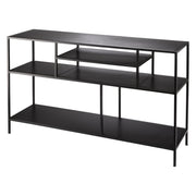 Element Shelved Console Iron Table by Jamie Young