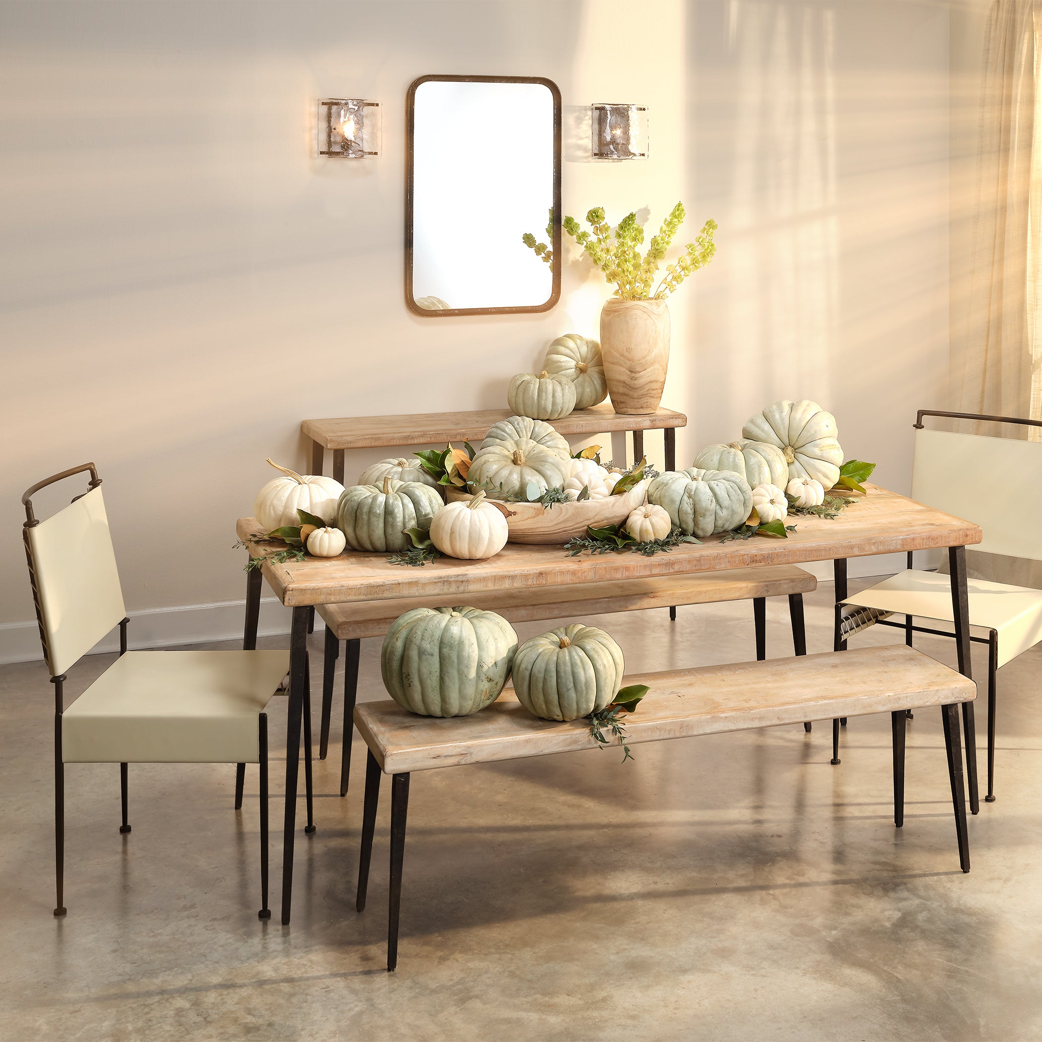 Farmhouse Wood Console Table, Natural by Jamie Young