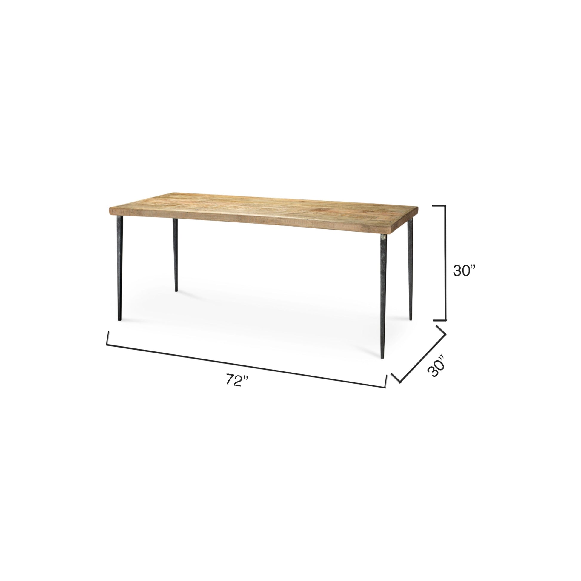 Farmhouse Wood Dining Table, Natural by Jamie Young