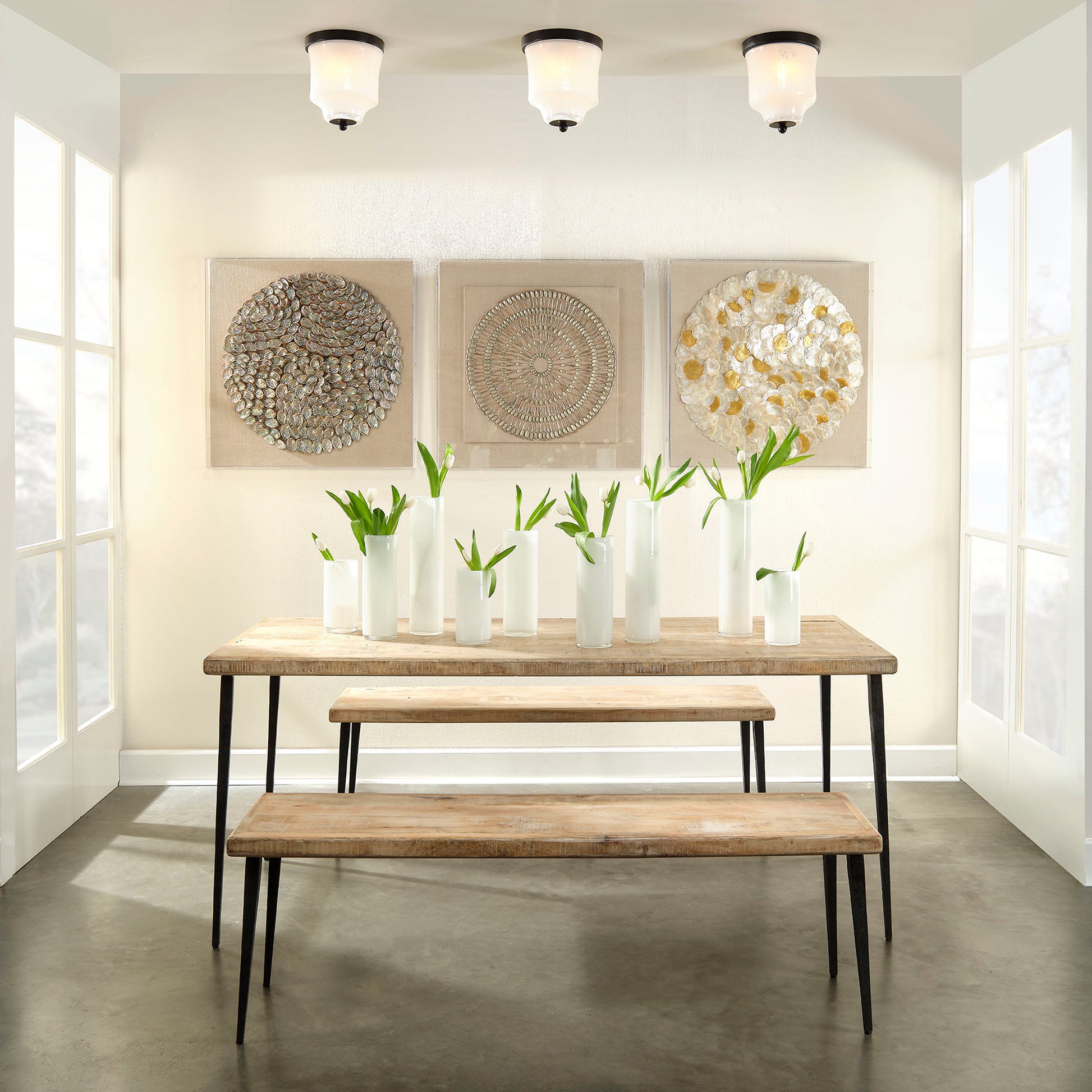 Farmhouse Wood Dining Table, Natural by Jamie Young