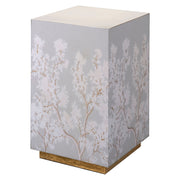 Garland Floral Accent Side Table, Dove by Jamie Young