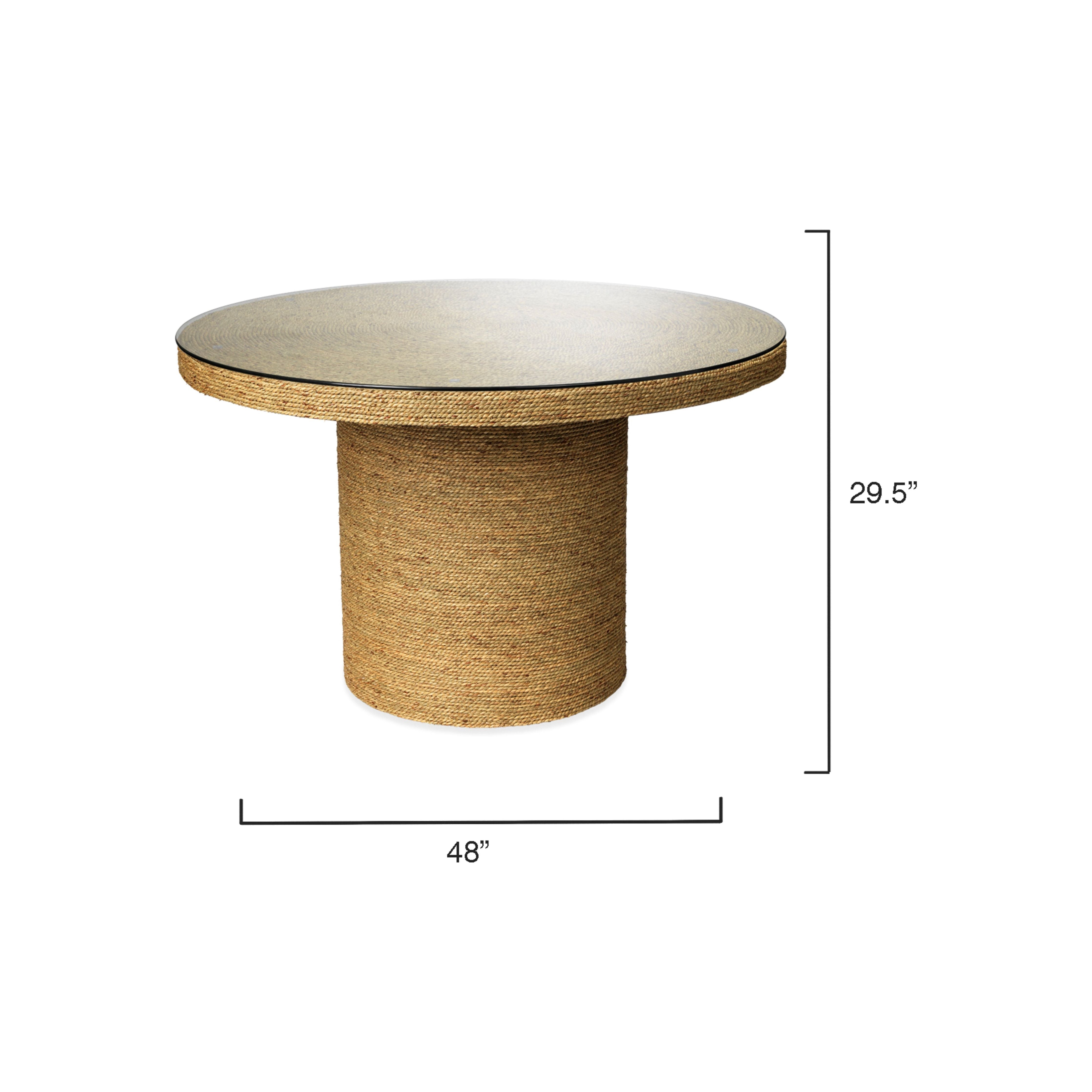 Harbor Seagrass Round Bistro Table by Jamie Young