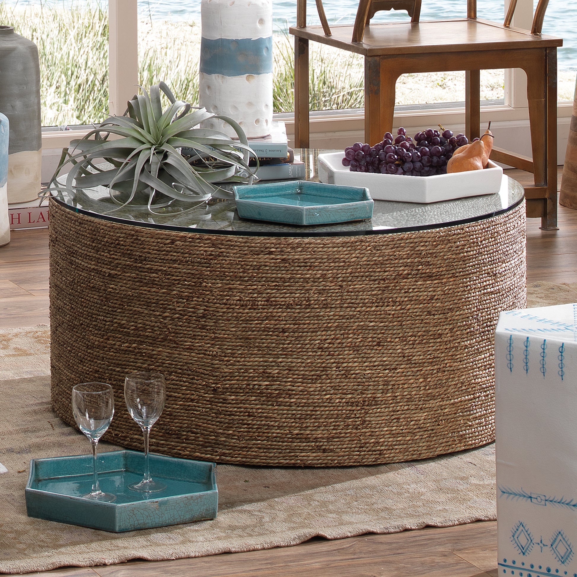 Harbor Seagrass Coffee Table by Jamie Young
