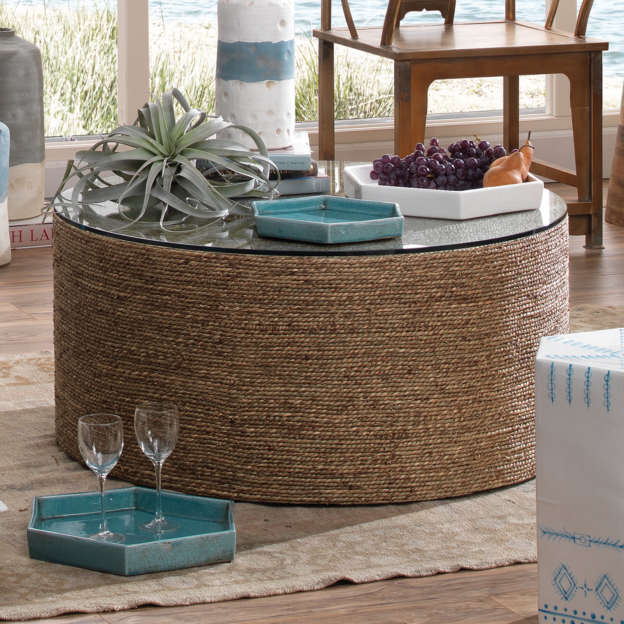 Harbor Seagrass Coffee Table by Jamie Young