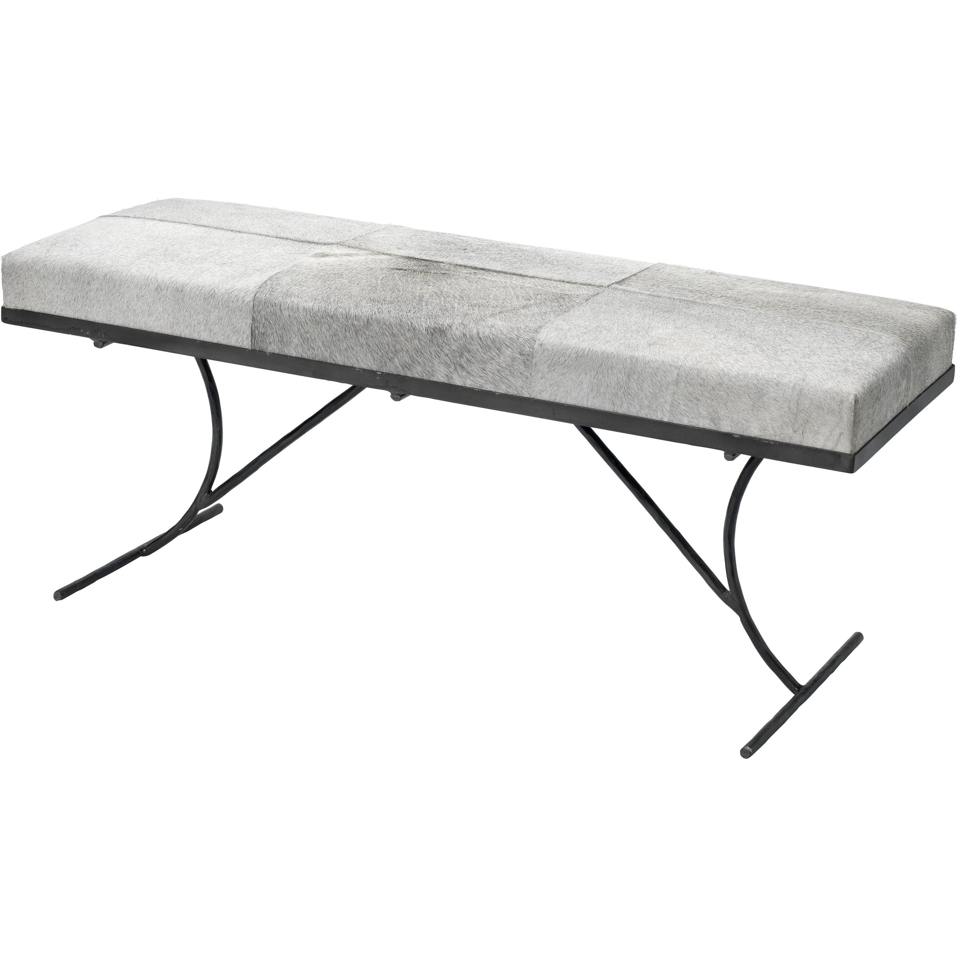 Kai Hide Bench by Jamie Young