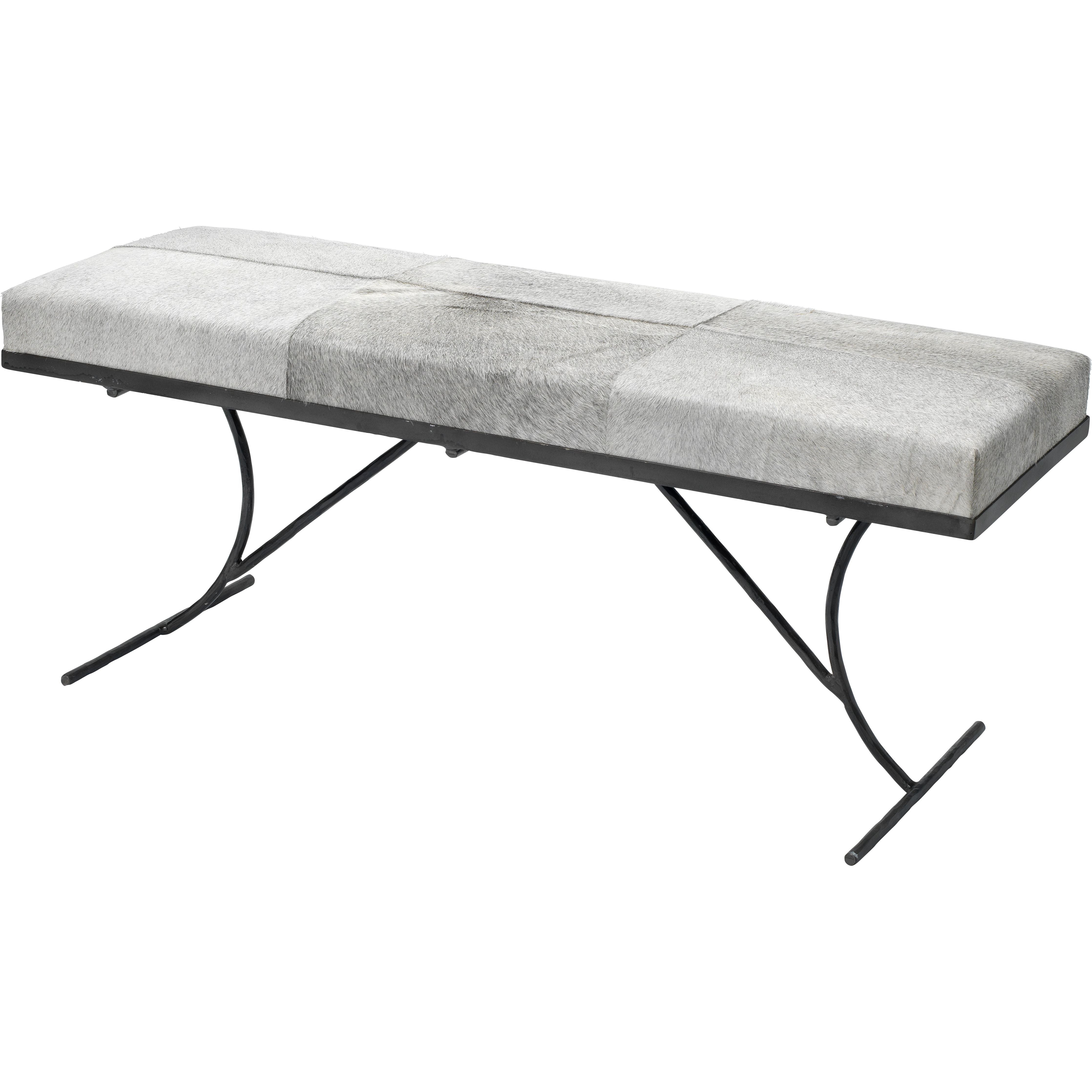 Kai Hide Bench by Jamie Young