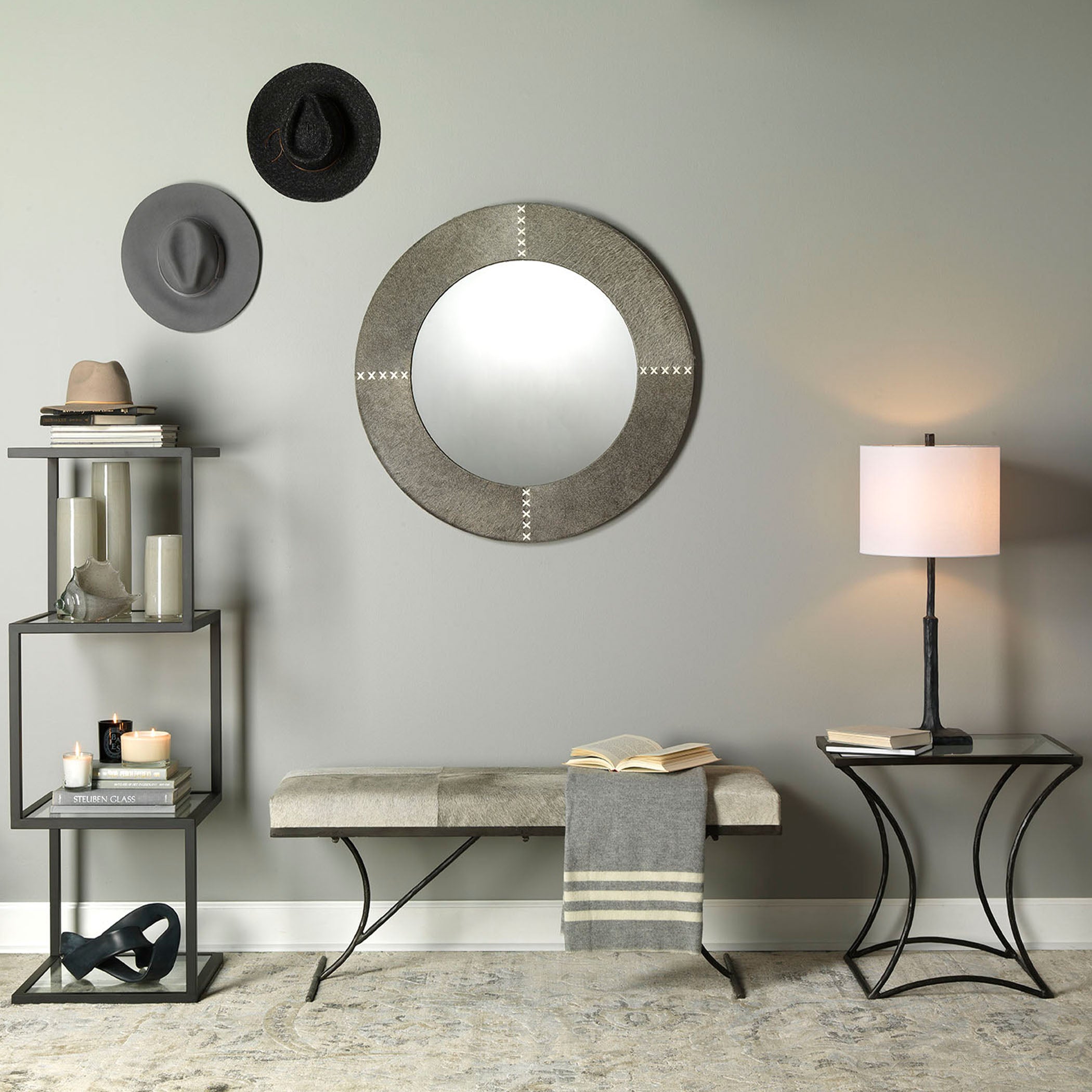 Kai Hide Bench by Jamie Young