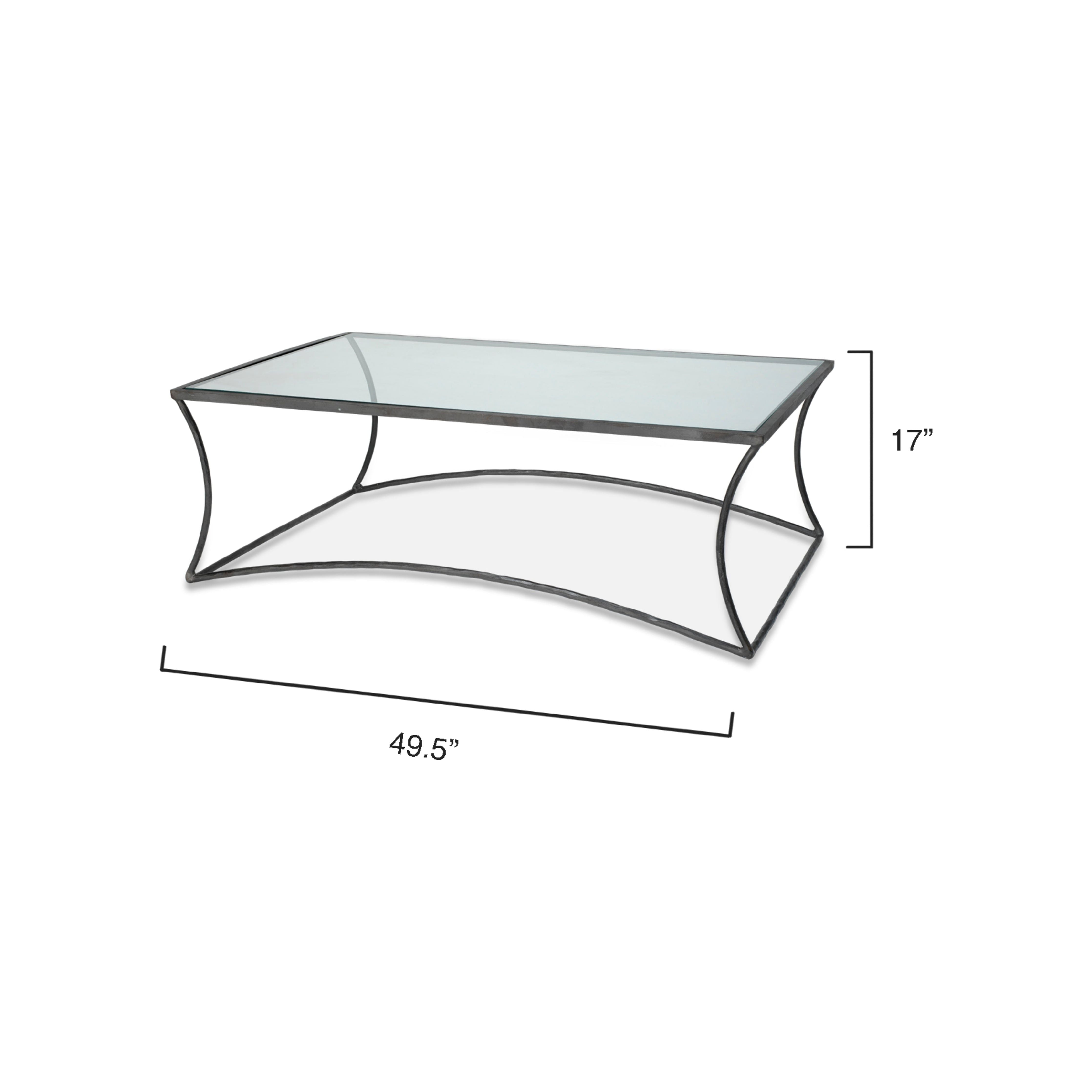 Kai Iron Coffee Table by Jamie Young