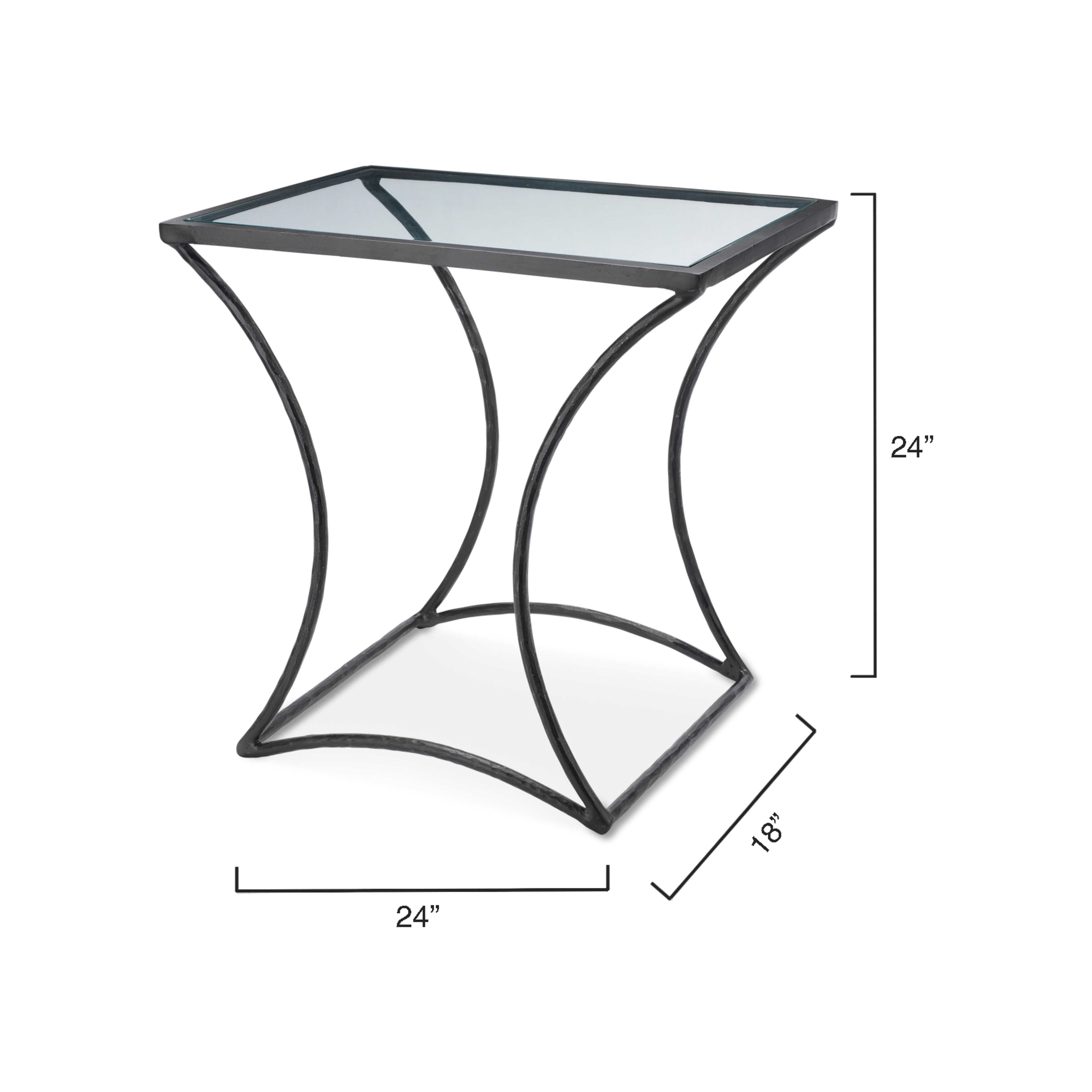 Kai Iron Side Table by Jamie Young