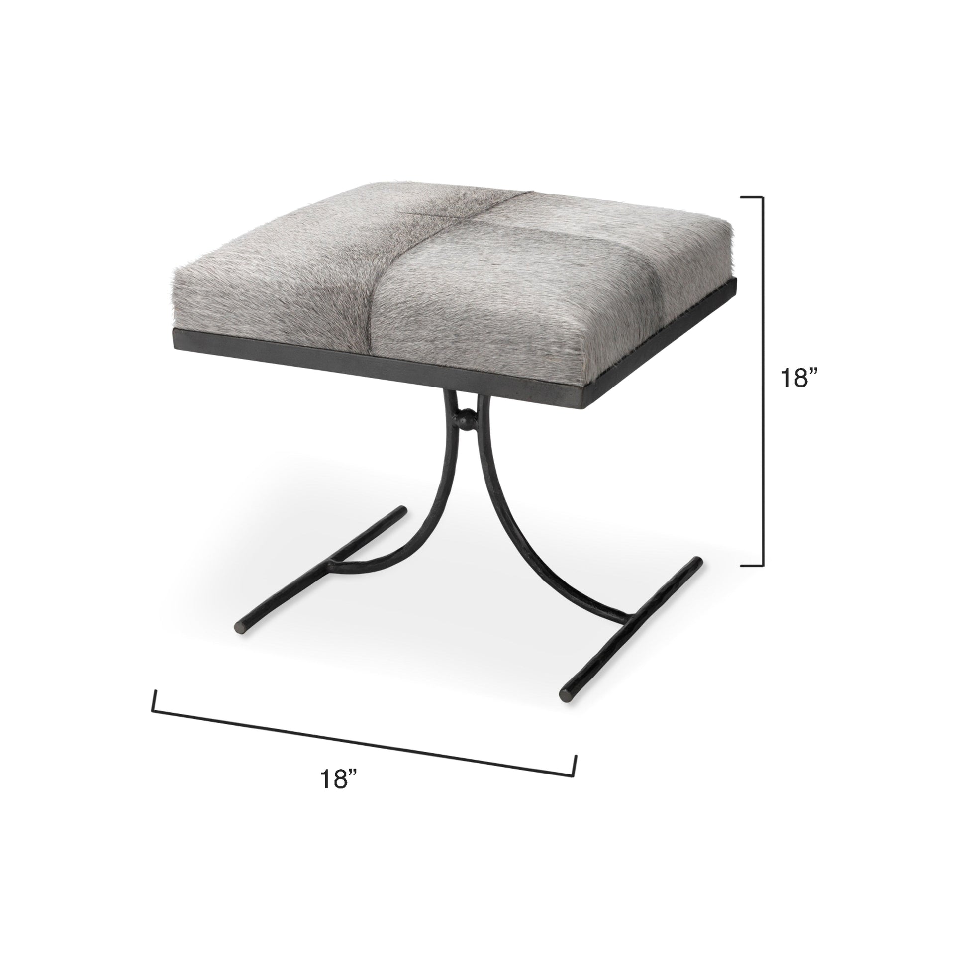 Kai Hide Stool by Jamie Young