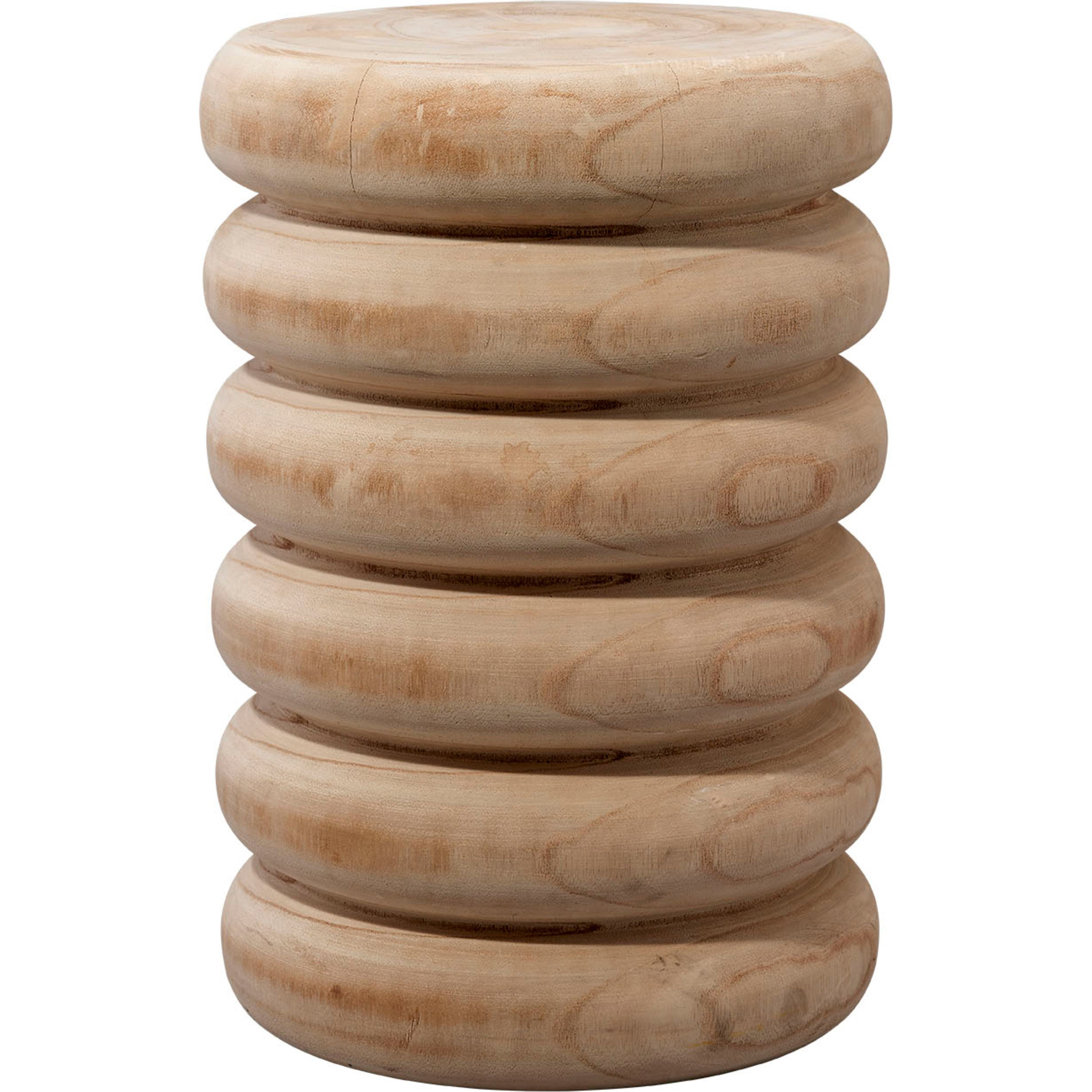 Mojave Wood Side Table by Jamie Young