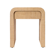 Montecito 1-Drawer Raffia Side Table by Jamie Young