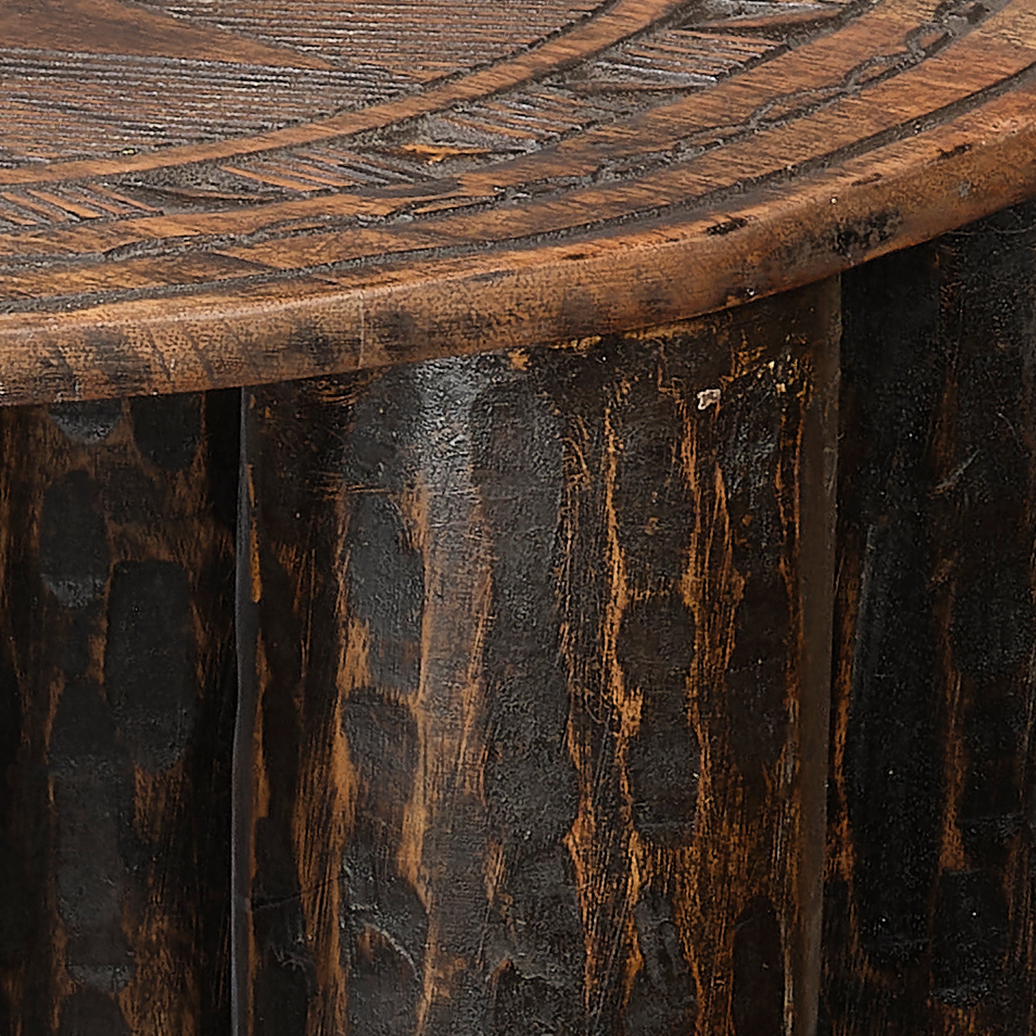 Naga Mango Wood Side Table by Jamie Young