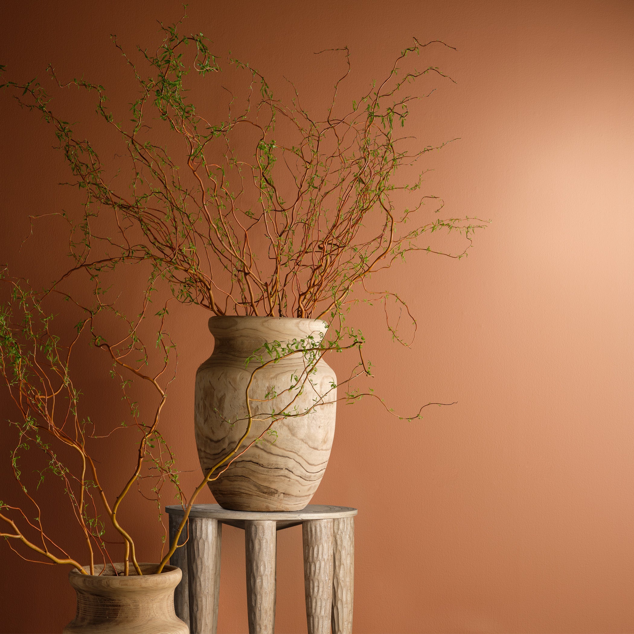 Naga Mango Wood Side Table by Jamie Young