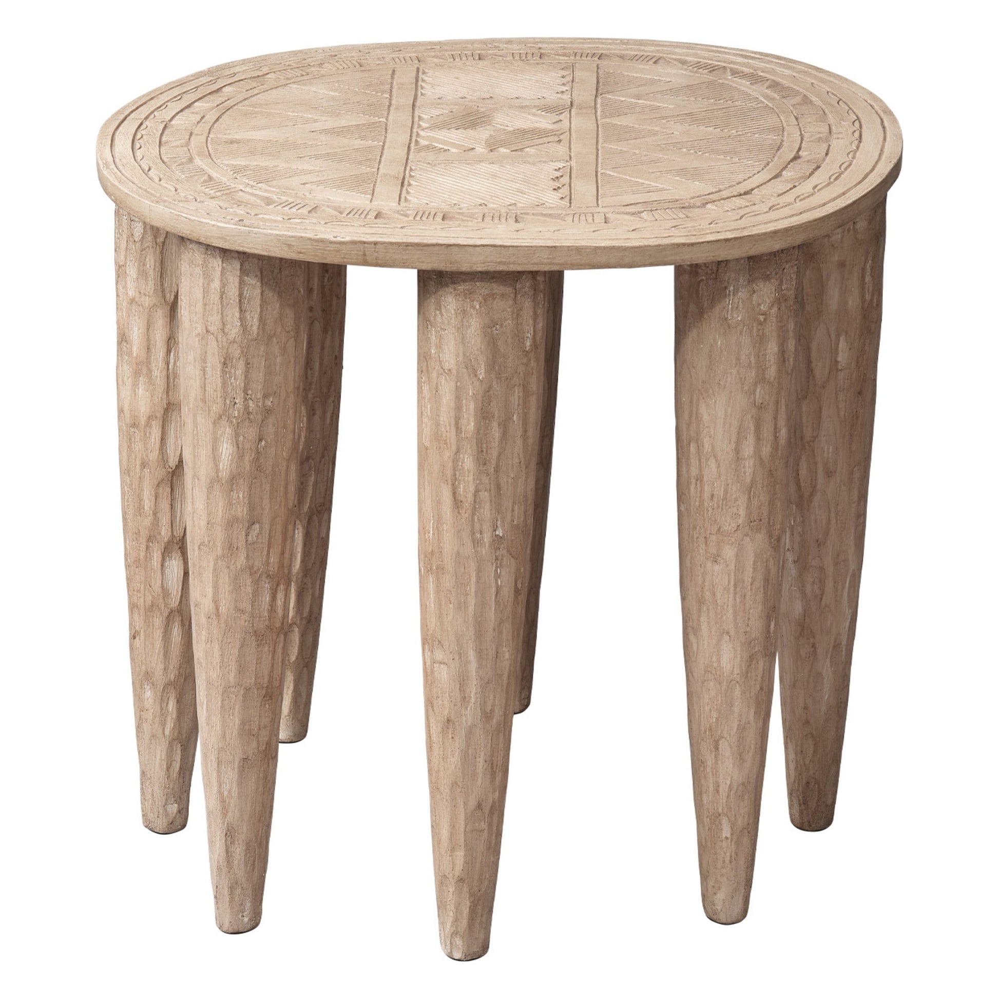 Naga Mango Wood Side Table by Jamie Young