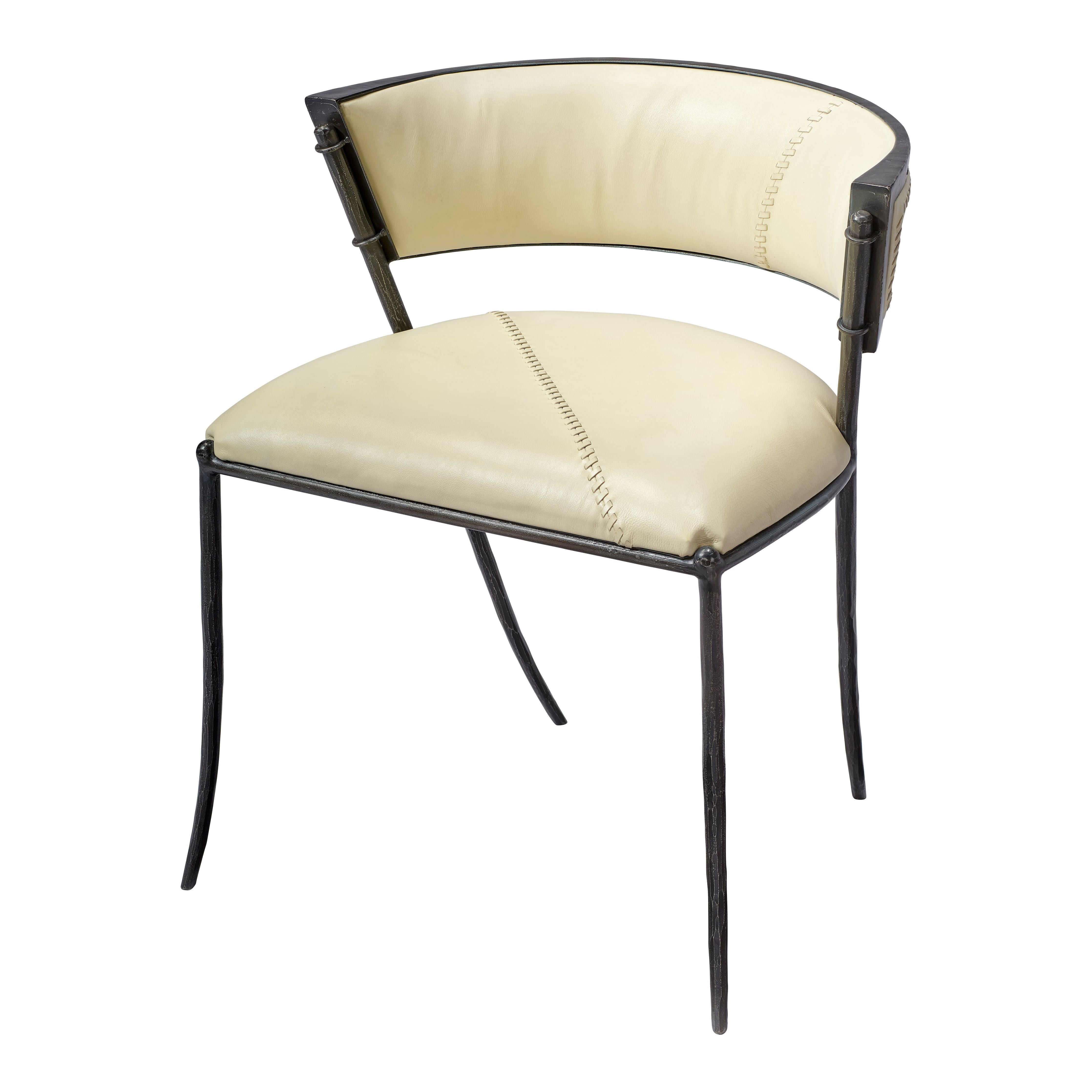 Nevado Leather Chair by Jamie Young