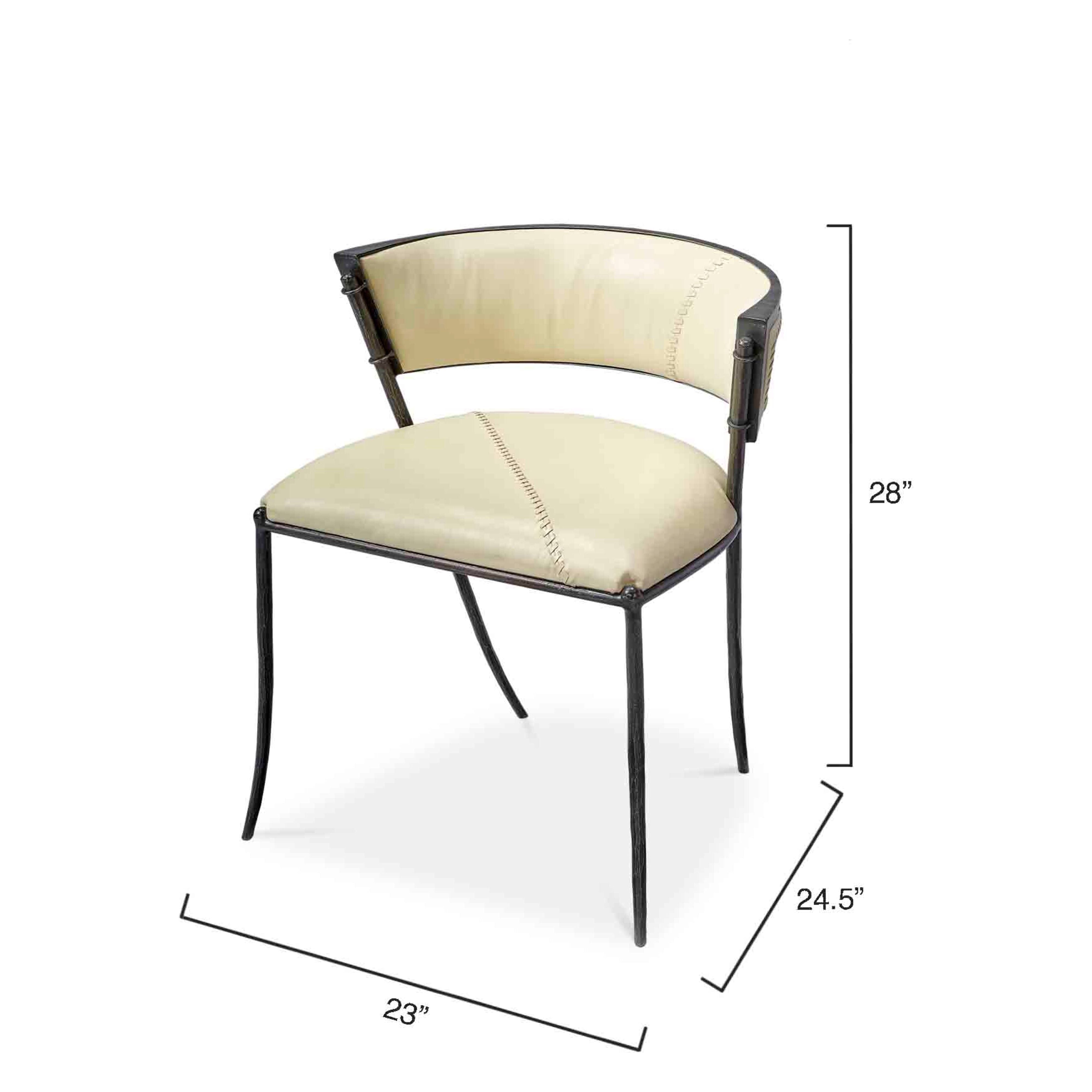 Nevado Leather Chair by Jamie Young