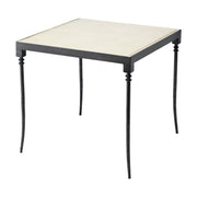 Nevado Leather Side Table by Jamie Young