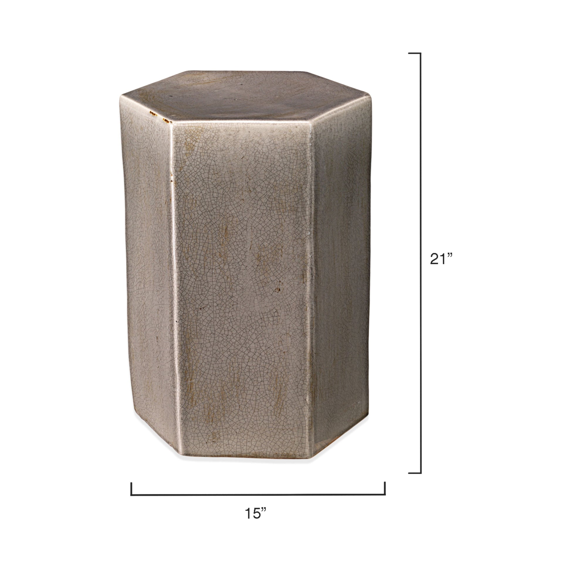 Porto Ceramic Indoor/Outdoor Side Table-Large by Jamie Young