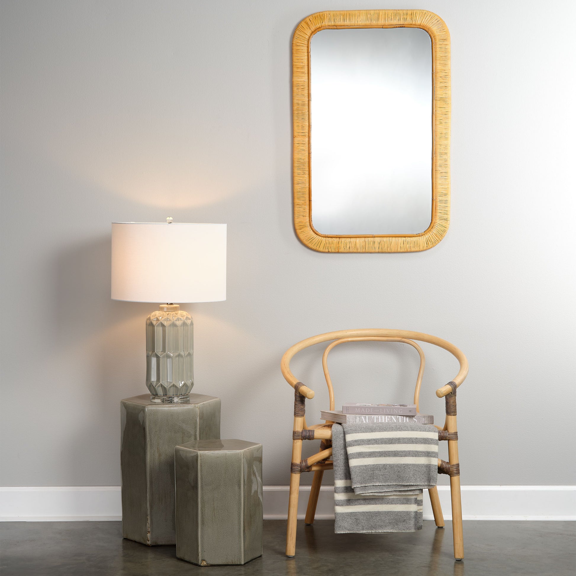 Porto Ceramic Indoor/Outdoor Side Table-Large by Jamie Young