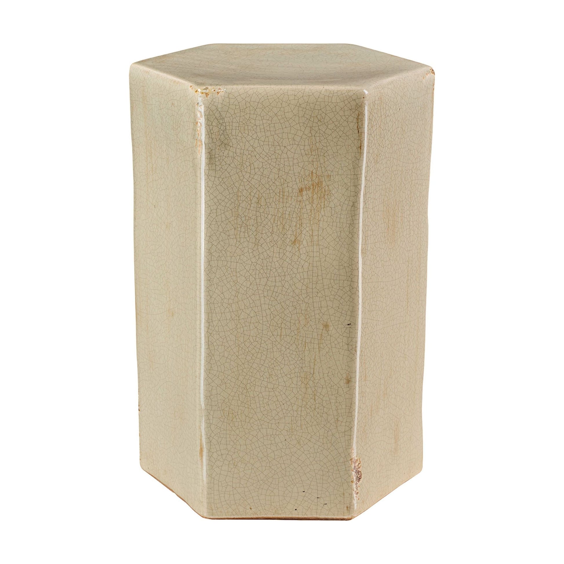 Porto Ceramic Indoor/Outdoor Side Table-Large Green by Jamie Young
