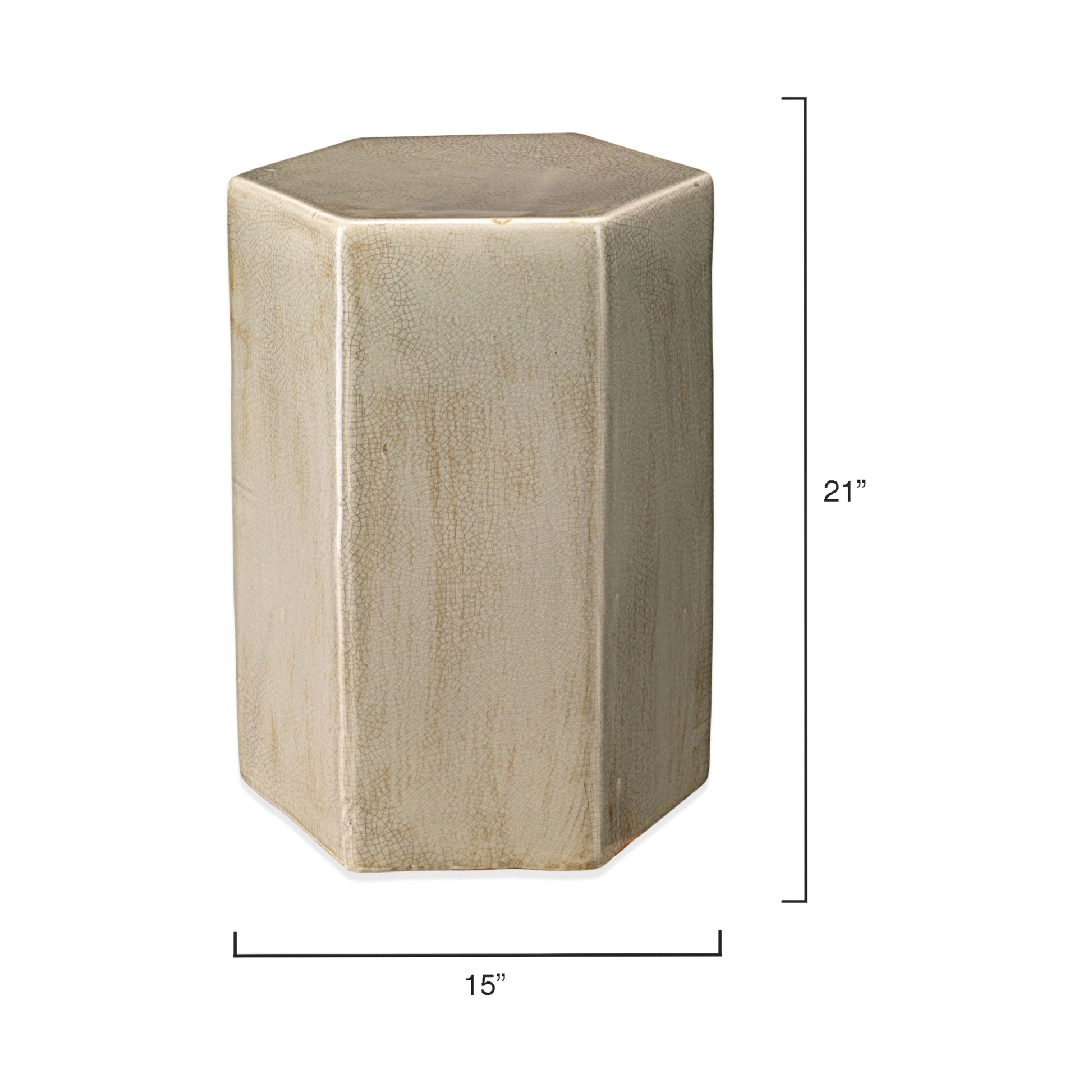 Porto Ceramic Indoor/Outdoor Side Table-Large by Jamie Young