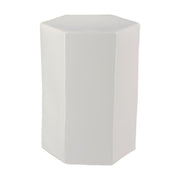 Porto Ceramic Indoor/Outdoor Side Table-Small White by Jamie Young
