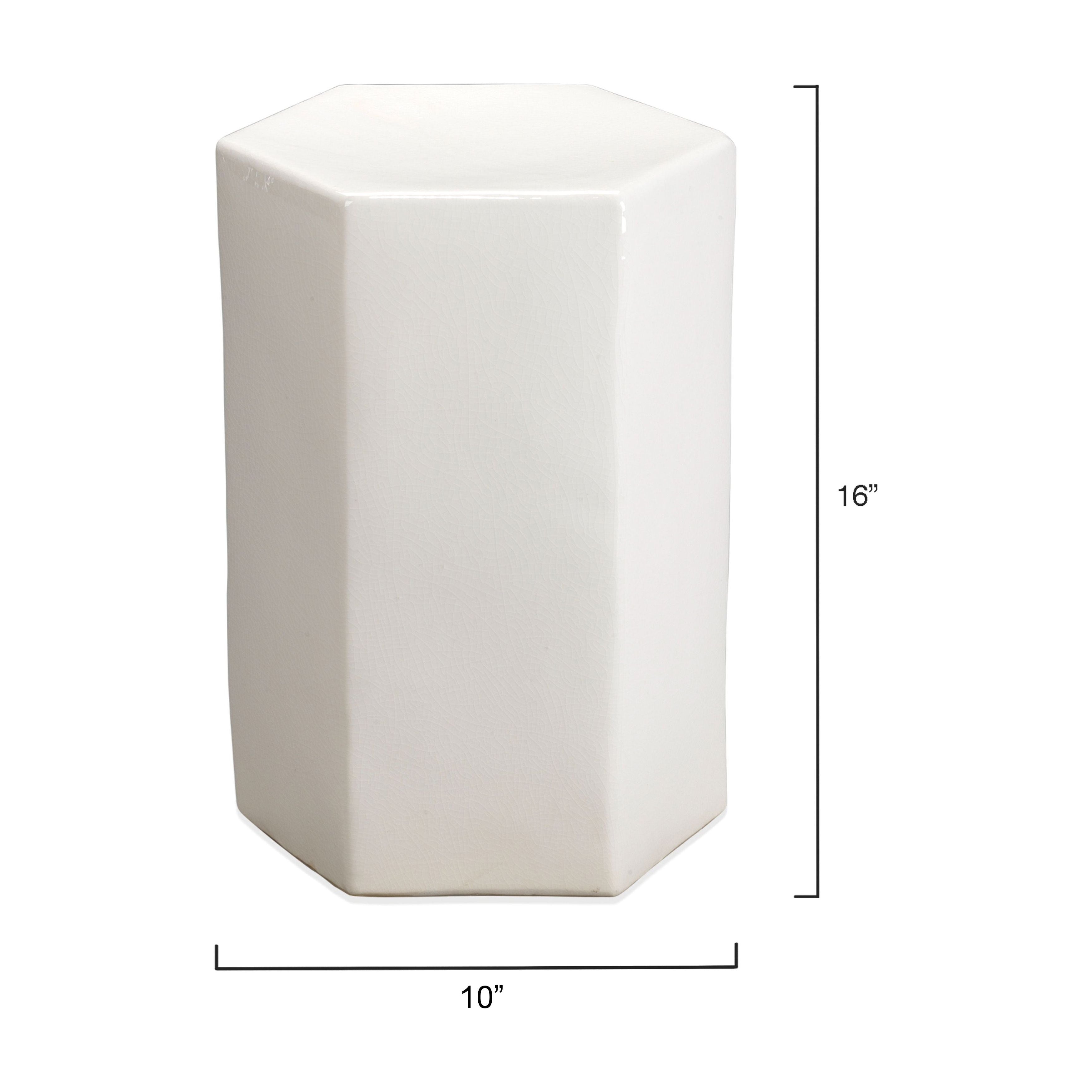 Porto Ceramic Indoor/Outdoor Side Table-Small by Jamie Young
