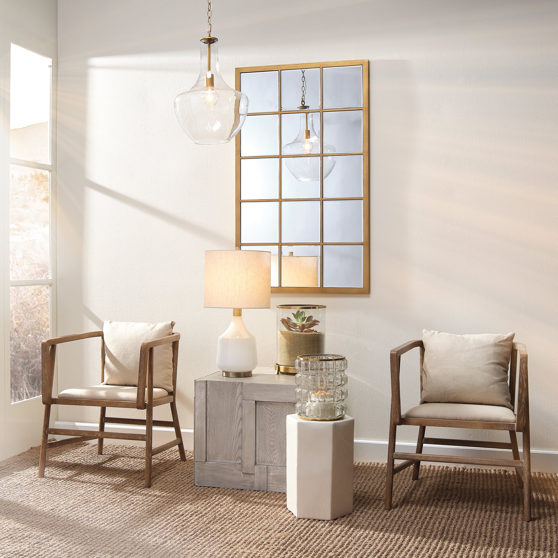 Porto Ceramic Indoor/Outdoor Side Table-Small by Jamie Young