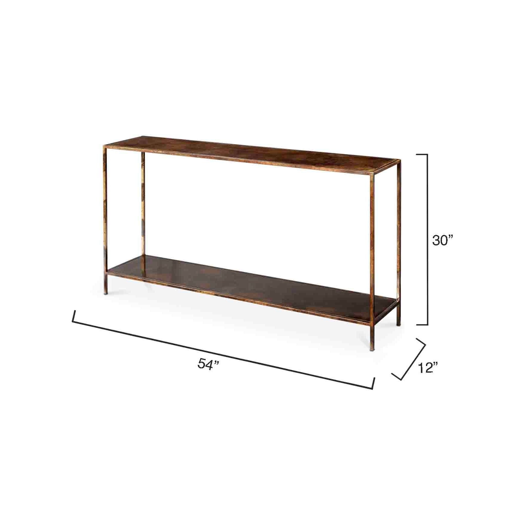 Royal Metal Console Table by Jamie Young