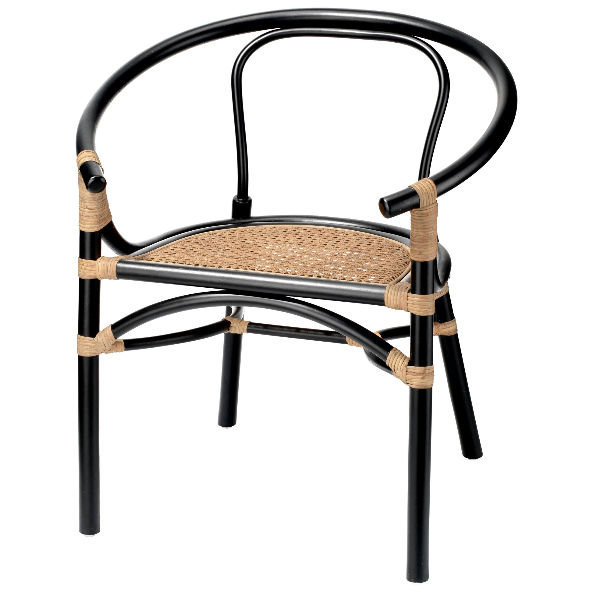 Saltwater Arm Rattan Chair by Jamie Young