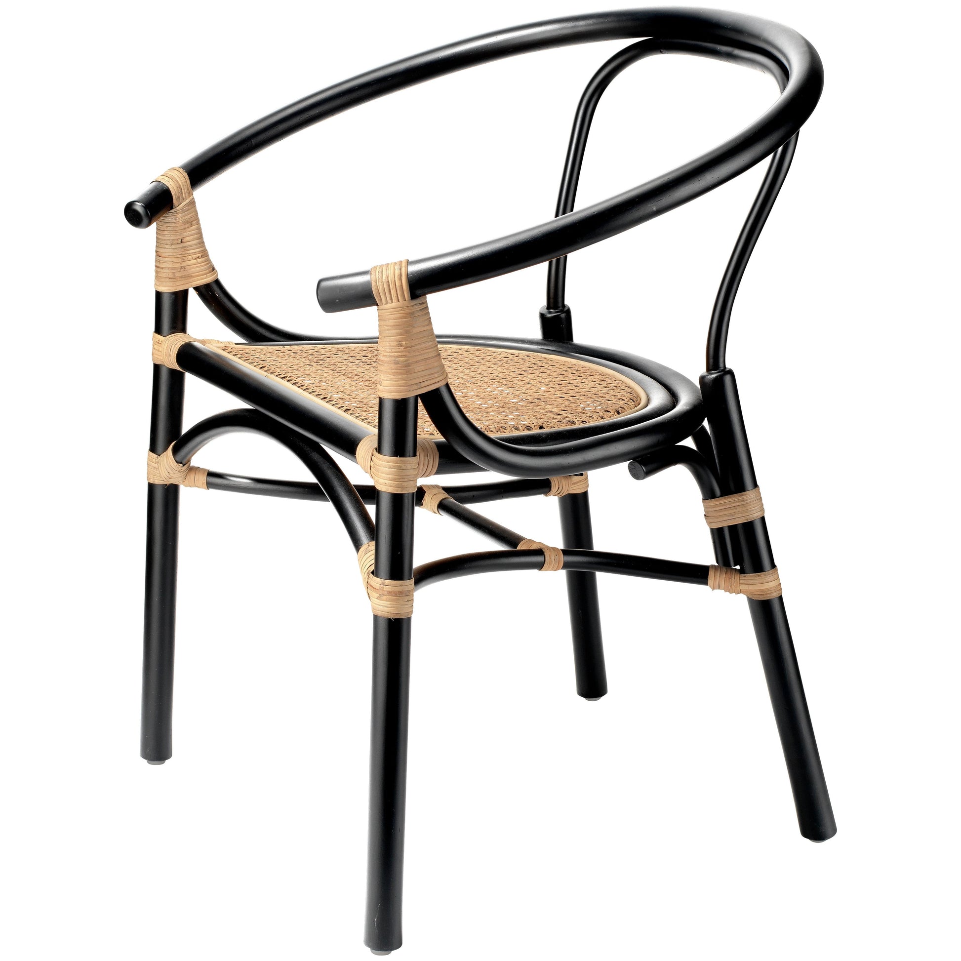 Saltwater Arm Rattan Chair by Jamie Young
