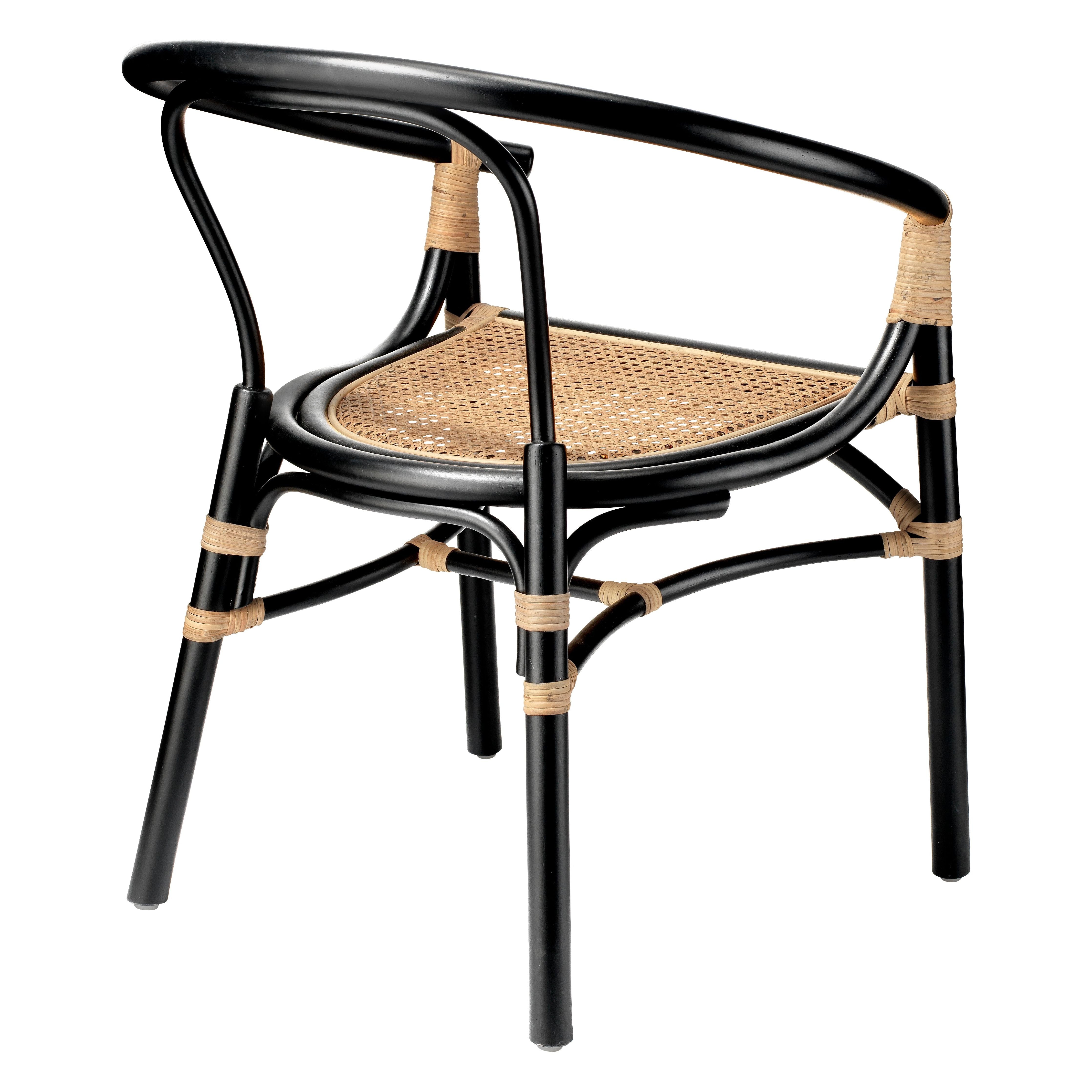 Saltwater Arm Rattan Chair by Jamie Young