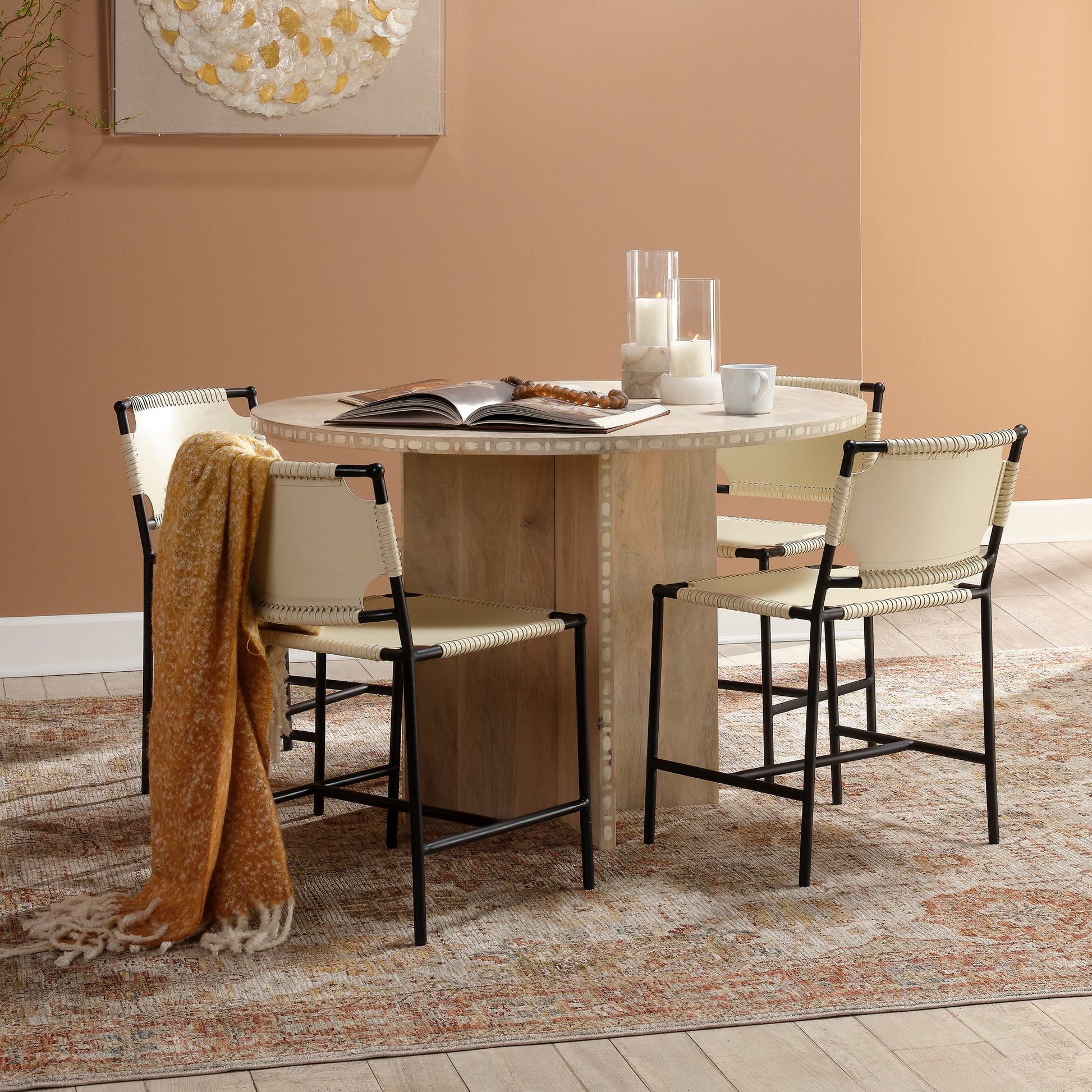 Sama Round Bistro Dining Table by Jamie Young