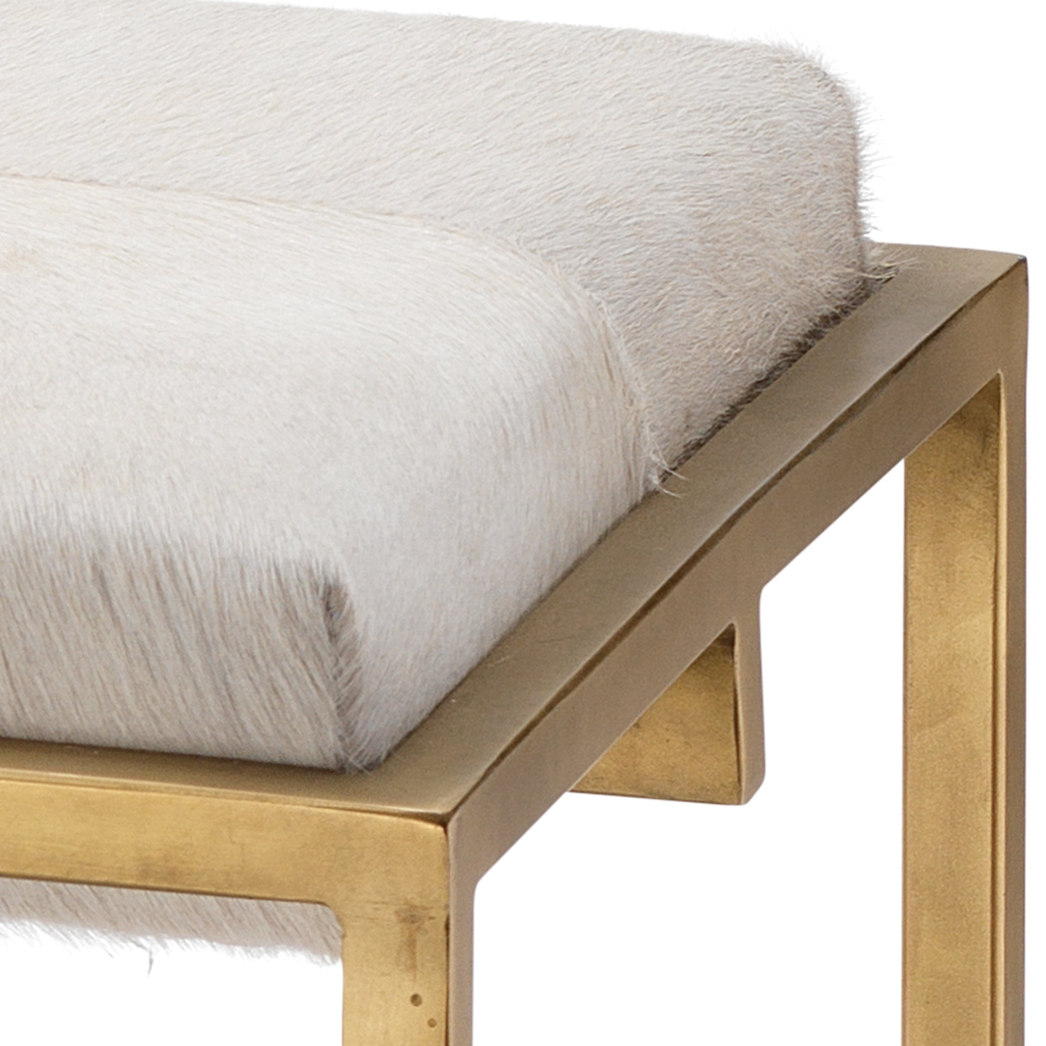 Shelby Hide Bench by Jamie Young