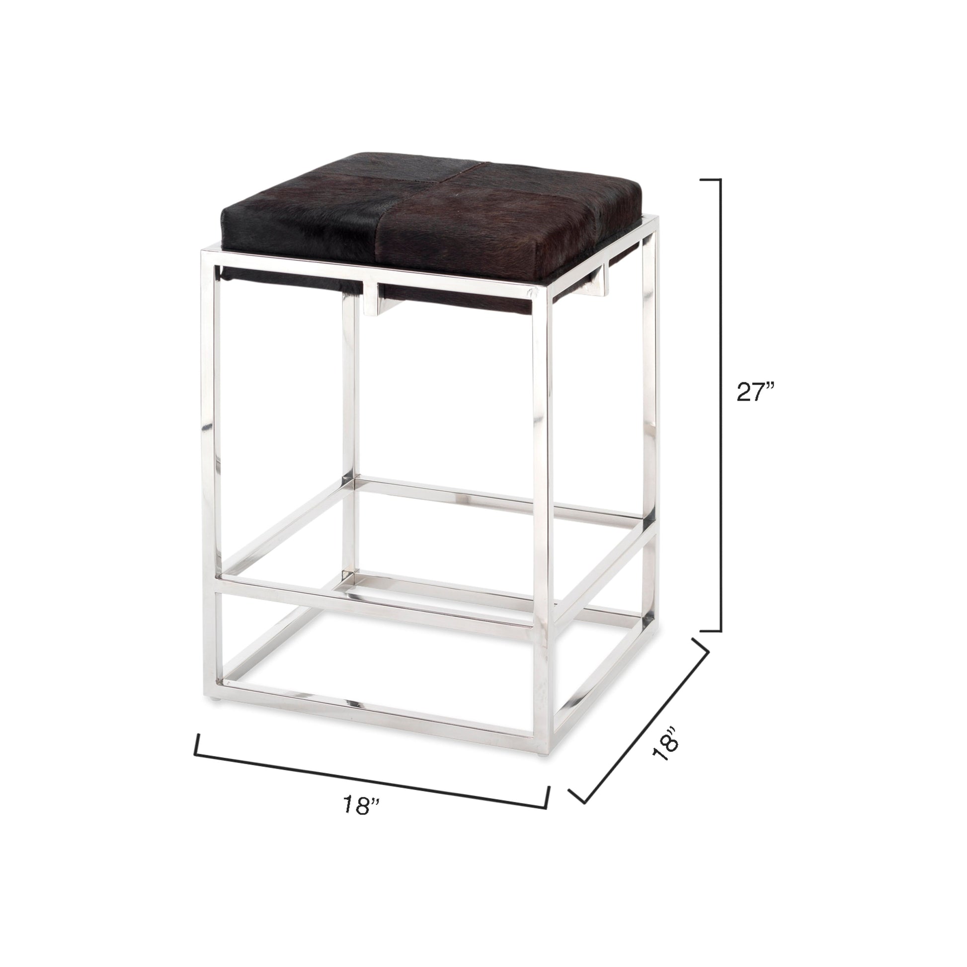 Shelby Hide Counter Stool by Jamie Young