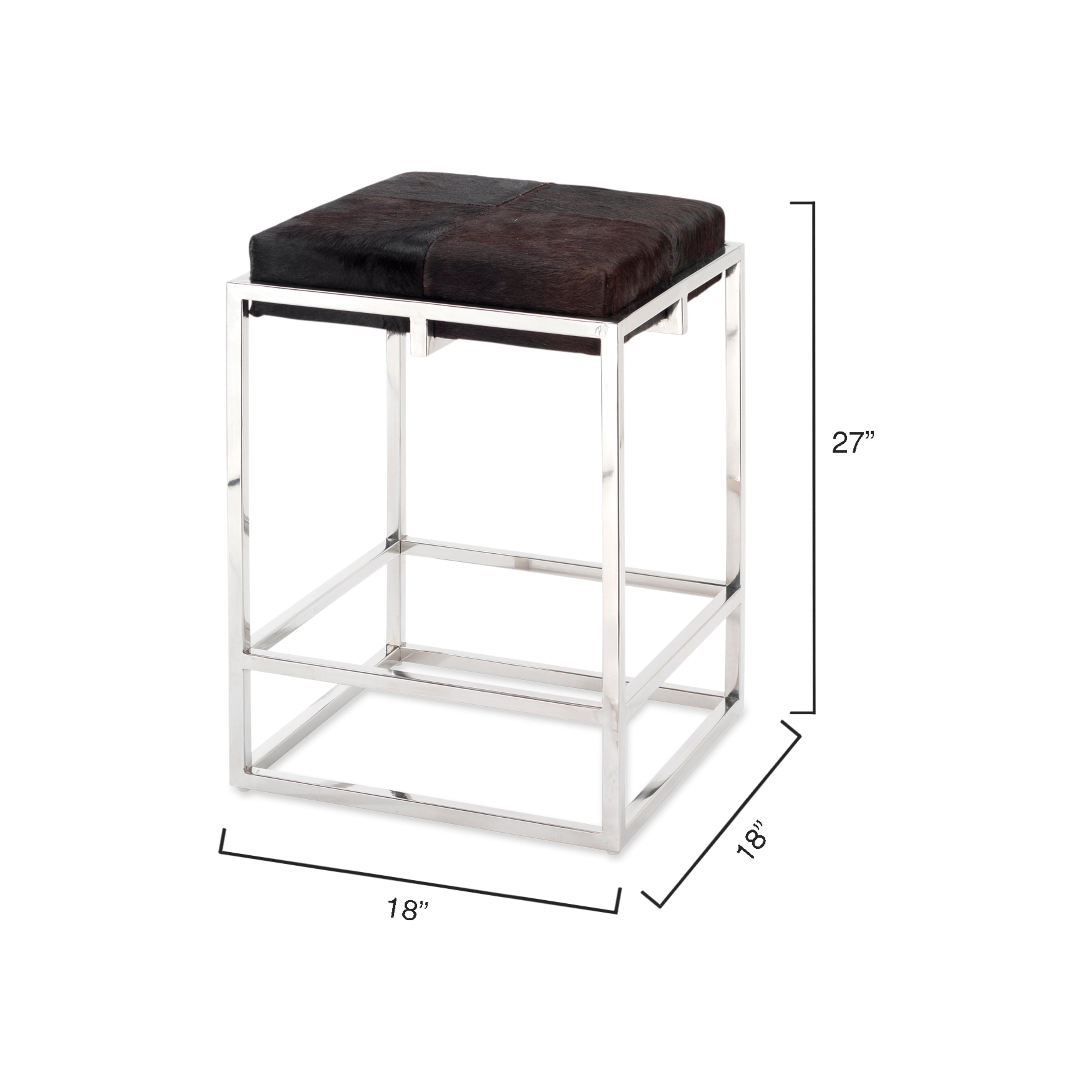 Shelby Hide Counter Stool by Jamie Young
