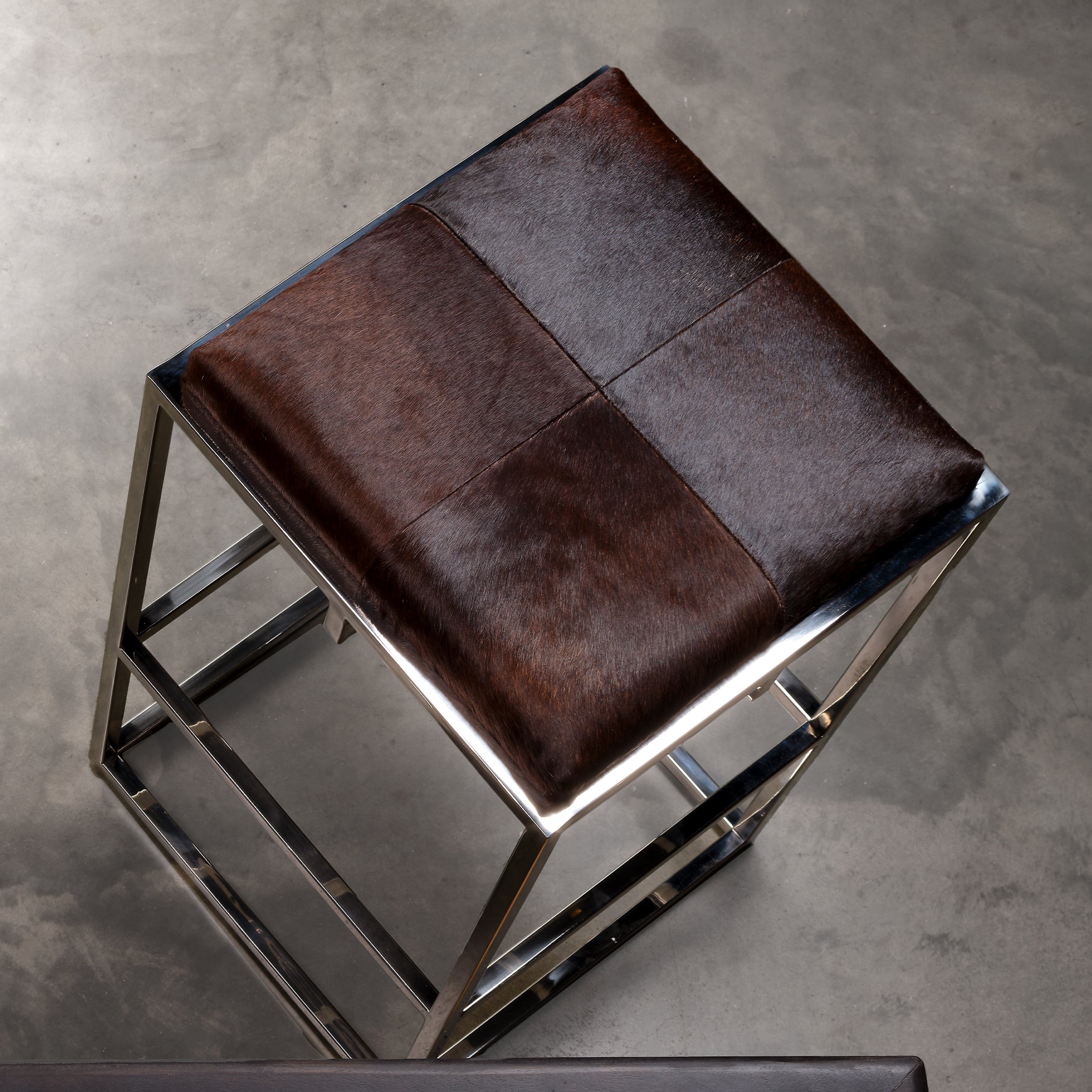 Shelby Hide Counter Stool by Jamie Young