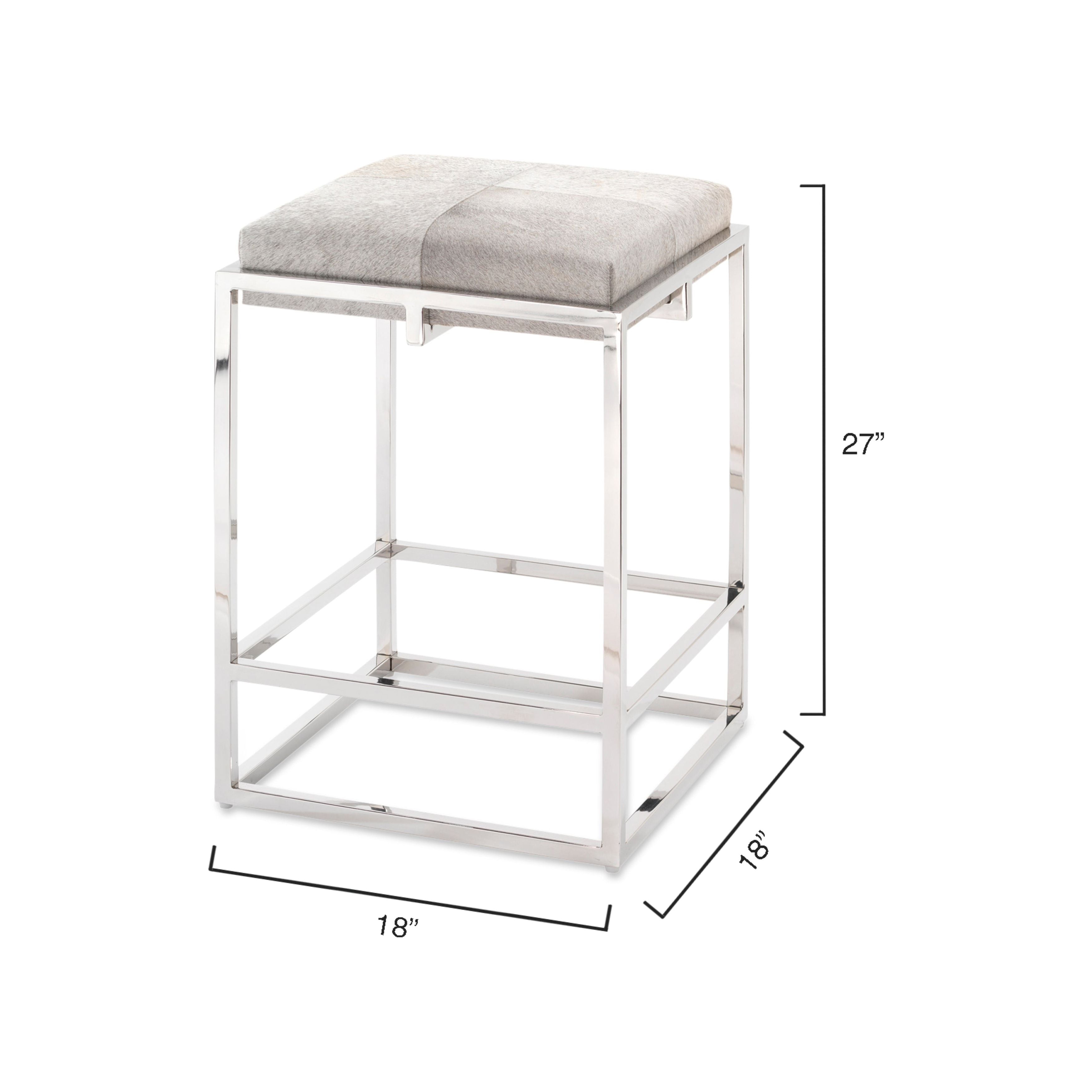 Shelby Hide Counter Stool by Jamie Young