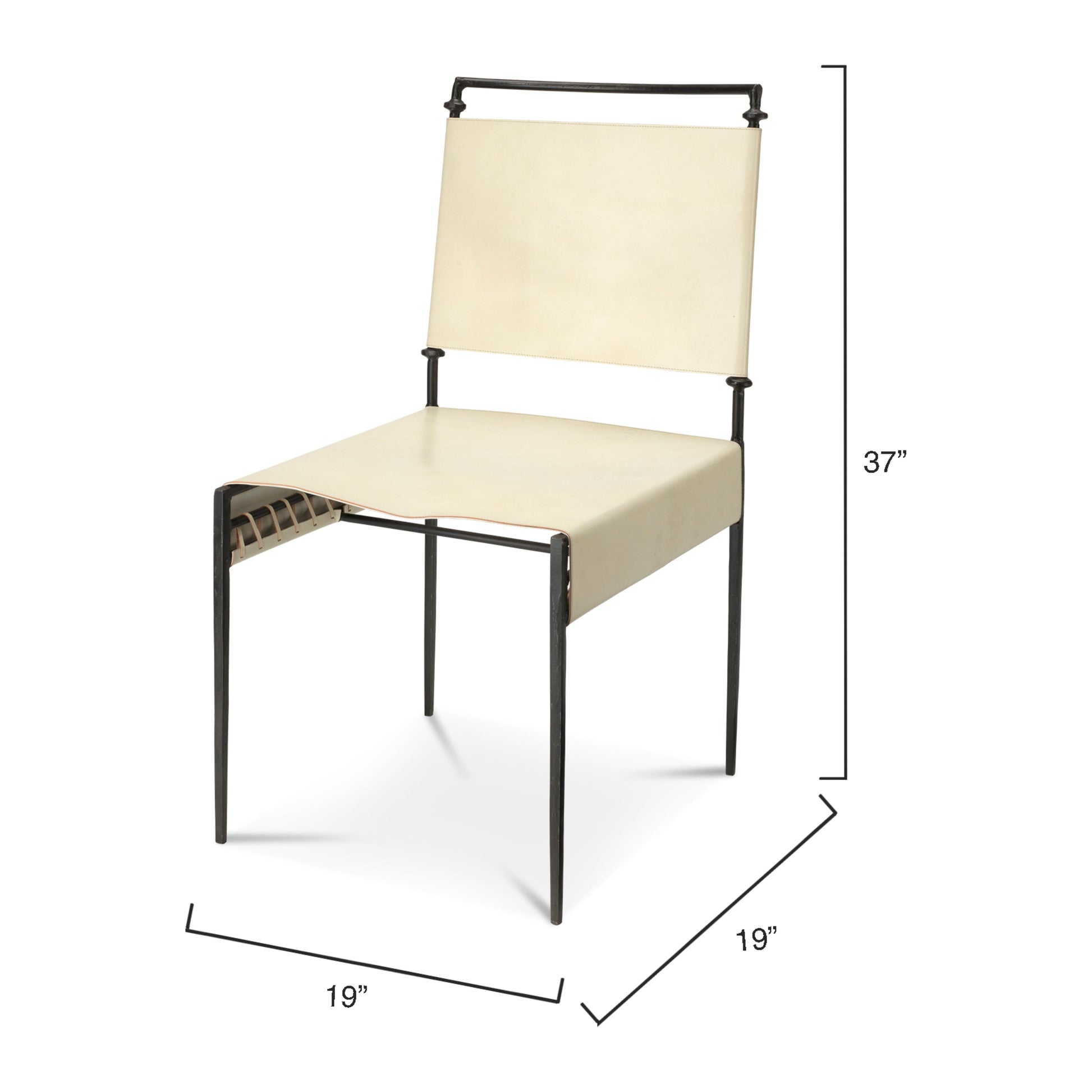 Sweetwater Leather Dining Chair by Jamie Young