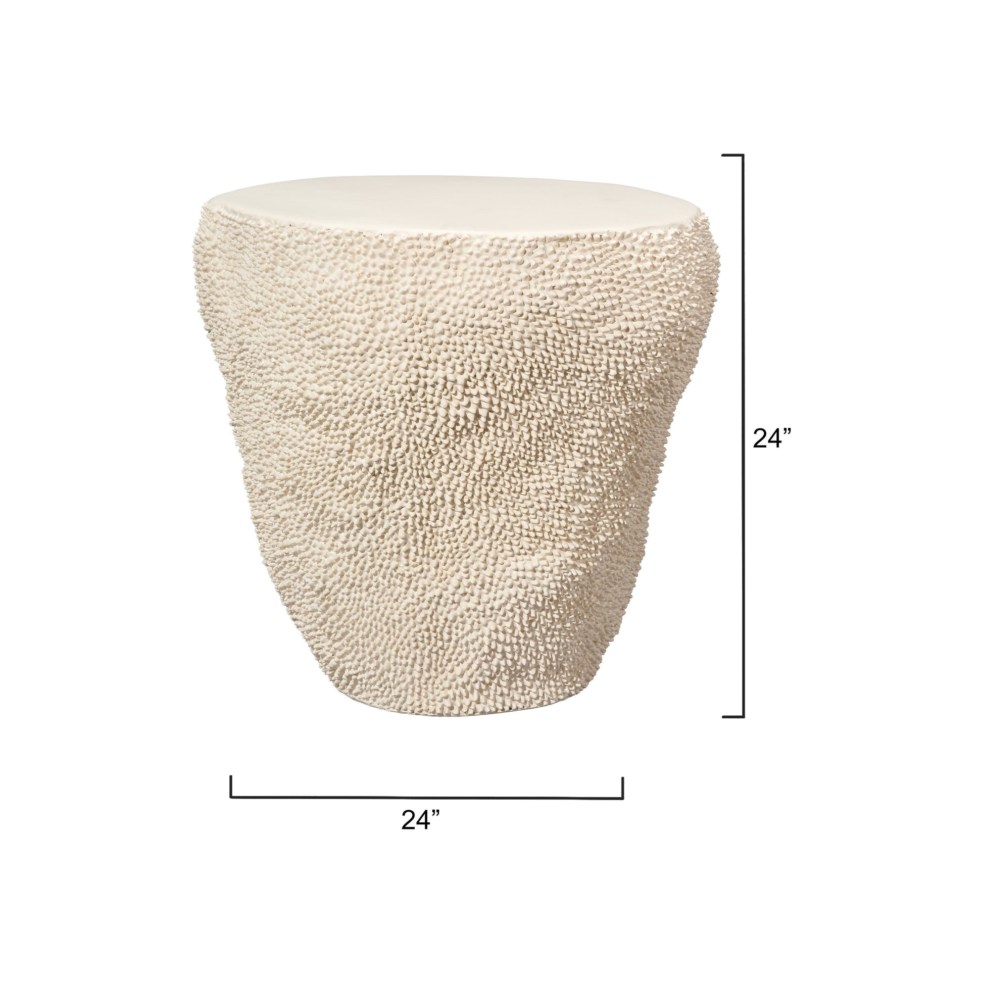 Uni Fiber Glass Indoor/Outdoor Side Table by Jamie Young