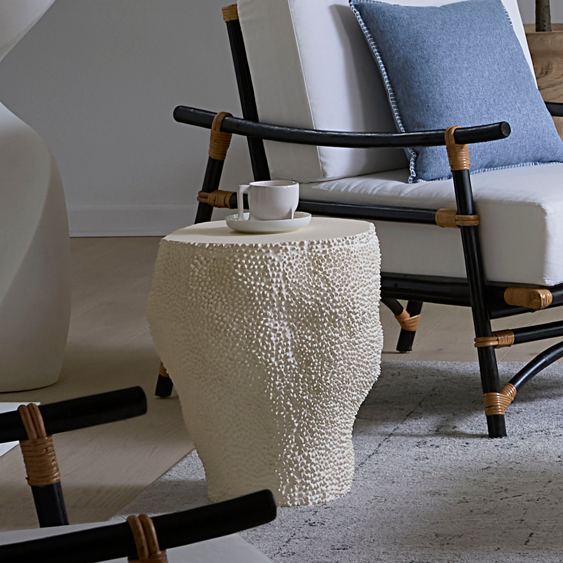 Uni Fiber Glass Indoor/Outdoor Side Table by Jamie Young