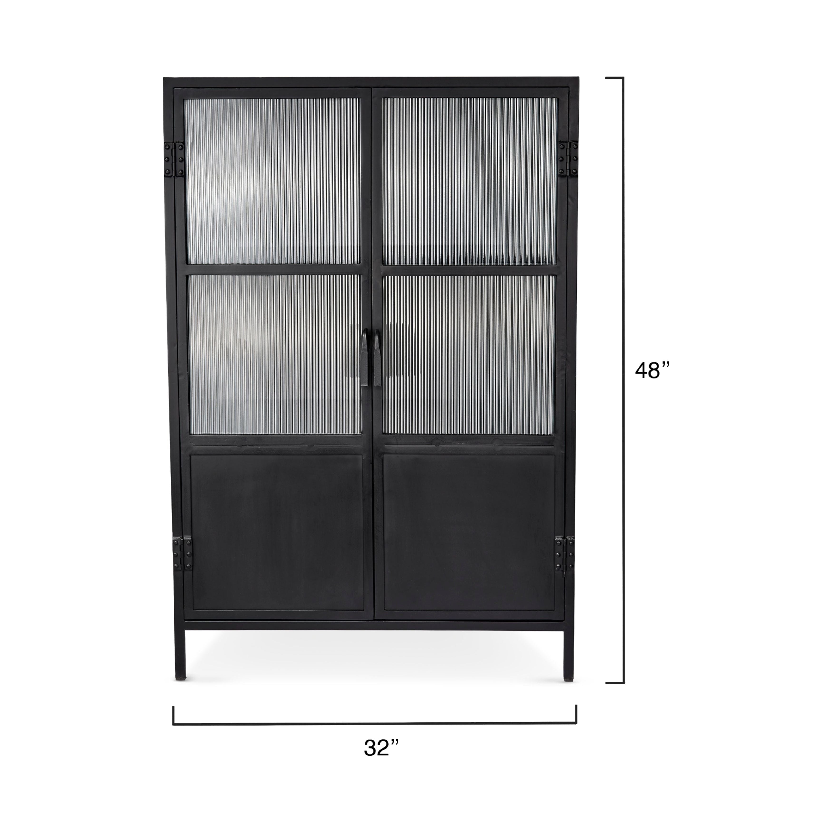 Vitrino 2 Door Iron Dresser by Jamie Young