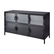 Vitrino 6 Door Iron Console by Jamie Young