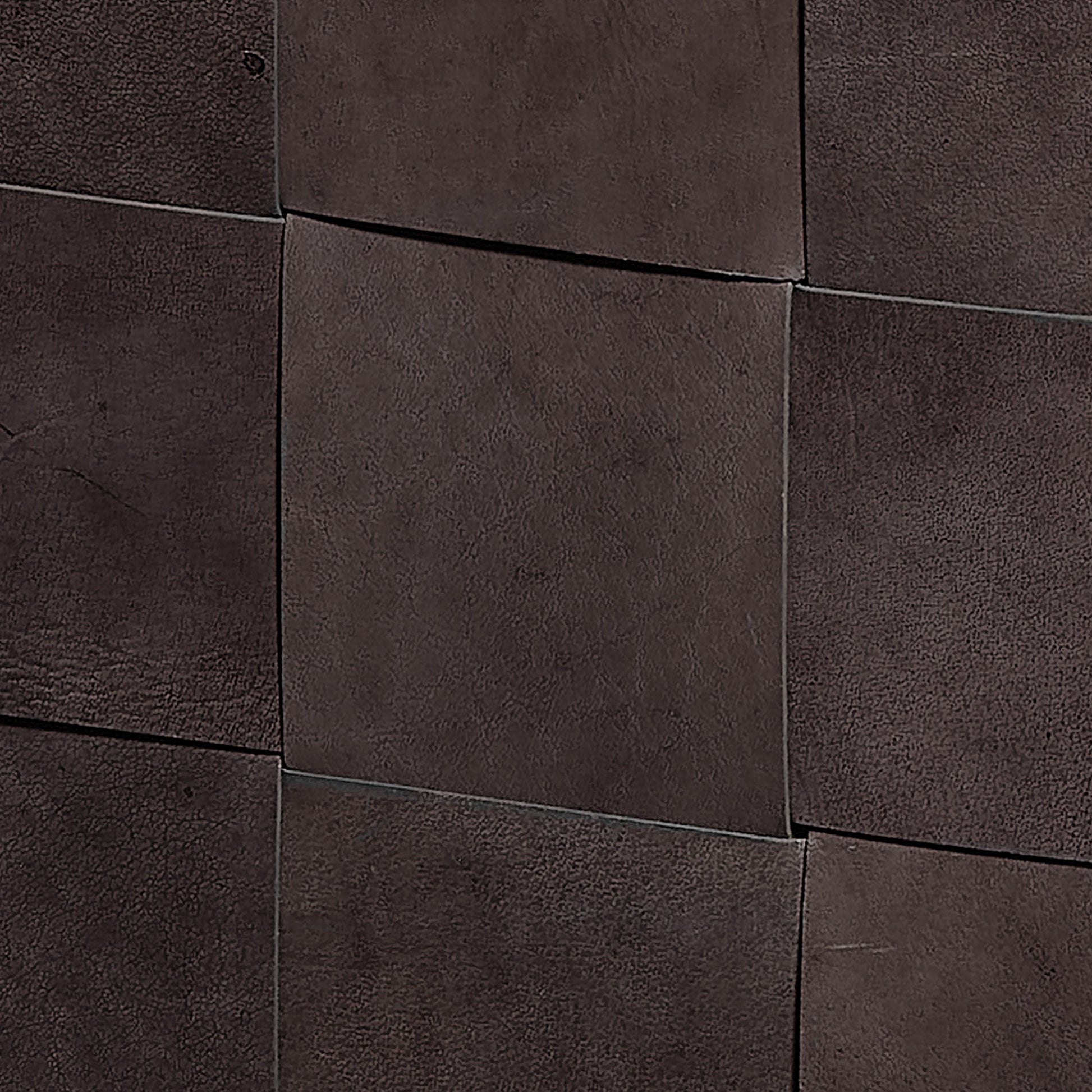 Woven Leather Ottoman by Jamie Young