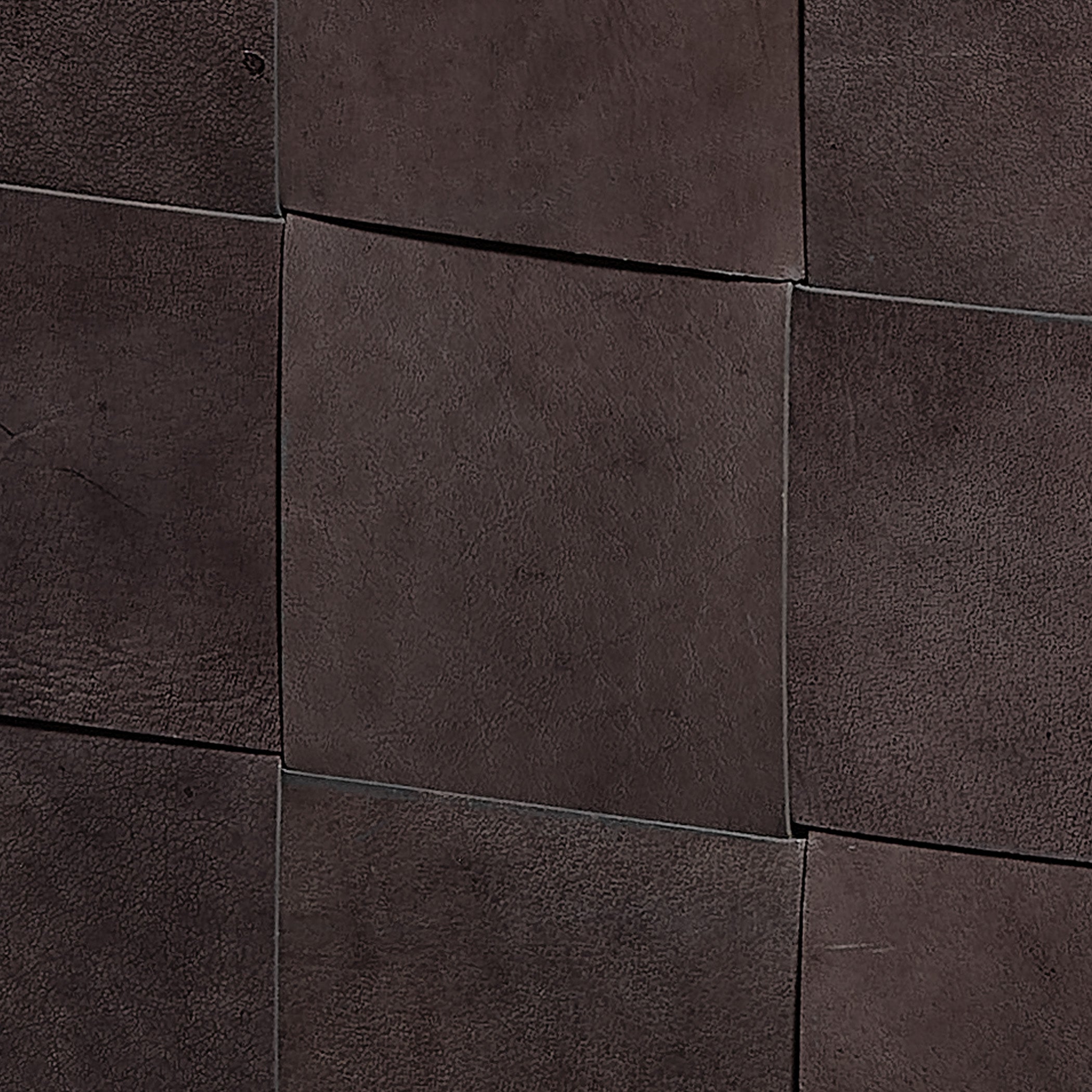 Woven Leather Ottoman by Jamie Young